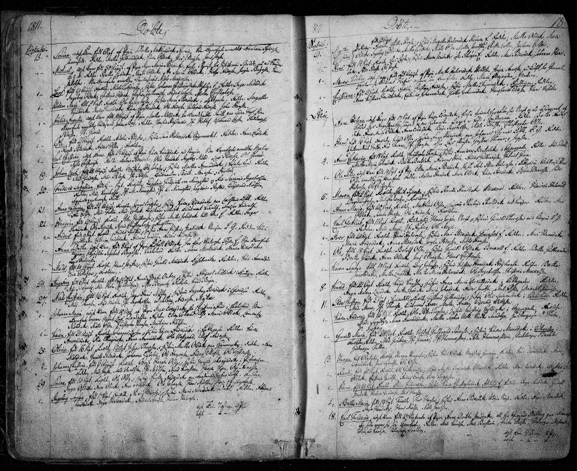 Aker prestekontor kirkebøker, SAO/A-10861/F/L0011: Ministerialbok nr. 11, 1810-1819, s. 18