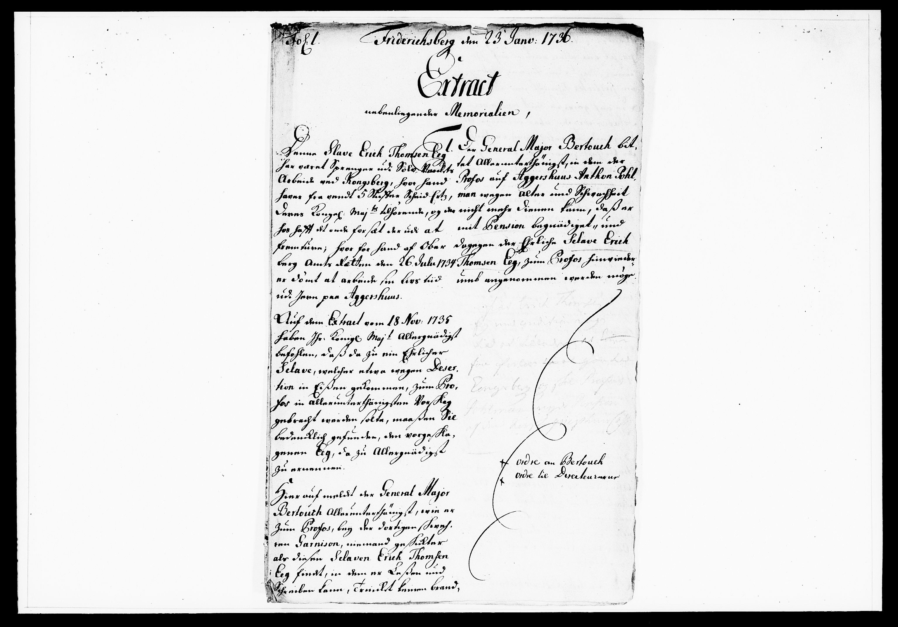 Krigskollegiet, Krigskancelliet, DRA/A-0006/-/1130-1137: Refererede sager, 1736, s. 14