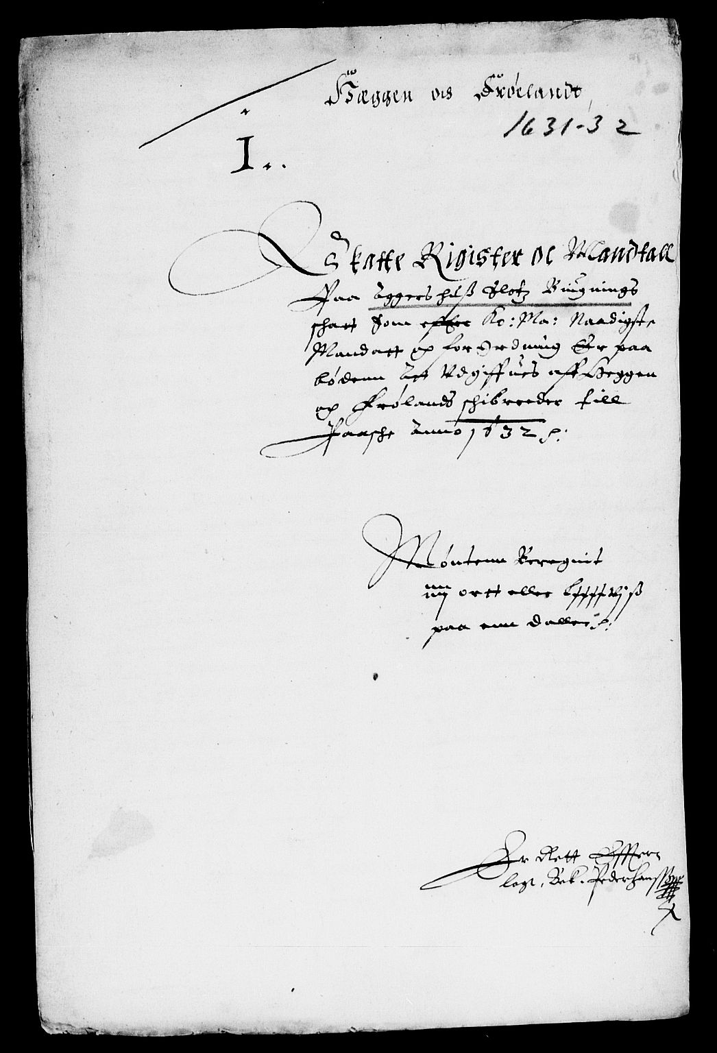 Rentekammeret inntil 1814, Reviderte regnskaper, Lensregnskaper, RA/EA-5023/R/Rb/Rba/L0108: Akershus len, 1631-1632