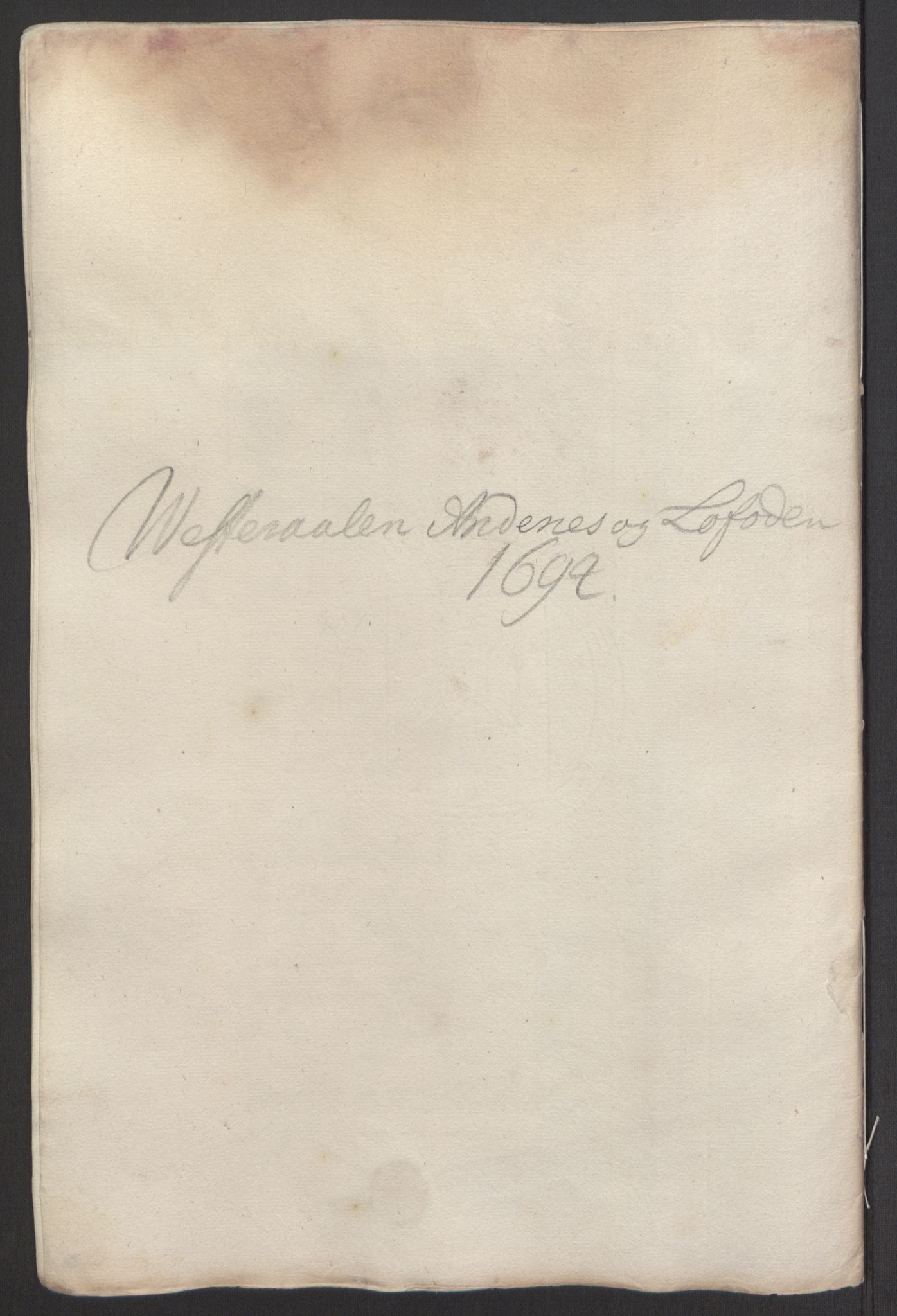 Rentekammeret inntil 1814, Reviderte regnskaper, Fogderegnskap, RA/EA-4092/R67/L4677: Fogderegnskap Vesterålen, Andenes og Lofoten, 1694-1695, s. 77