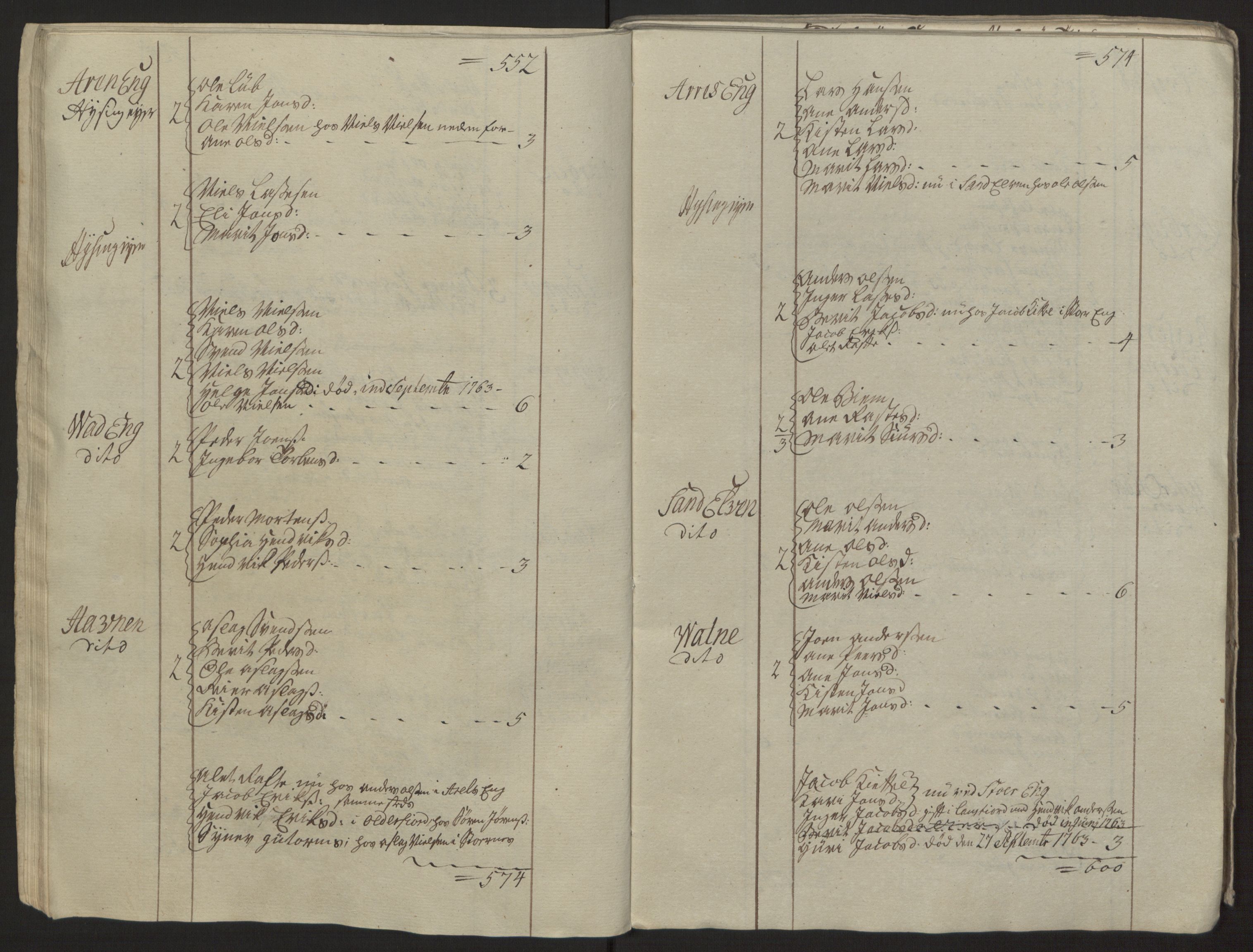 Rentekammeret inntil 1814, Reviderte regnskaper, Fogderegnskap, RA/EA-4092/R68/L4845: Ekstraskatten Senja og Troms, 1762-1765, s. 362