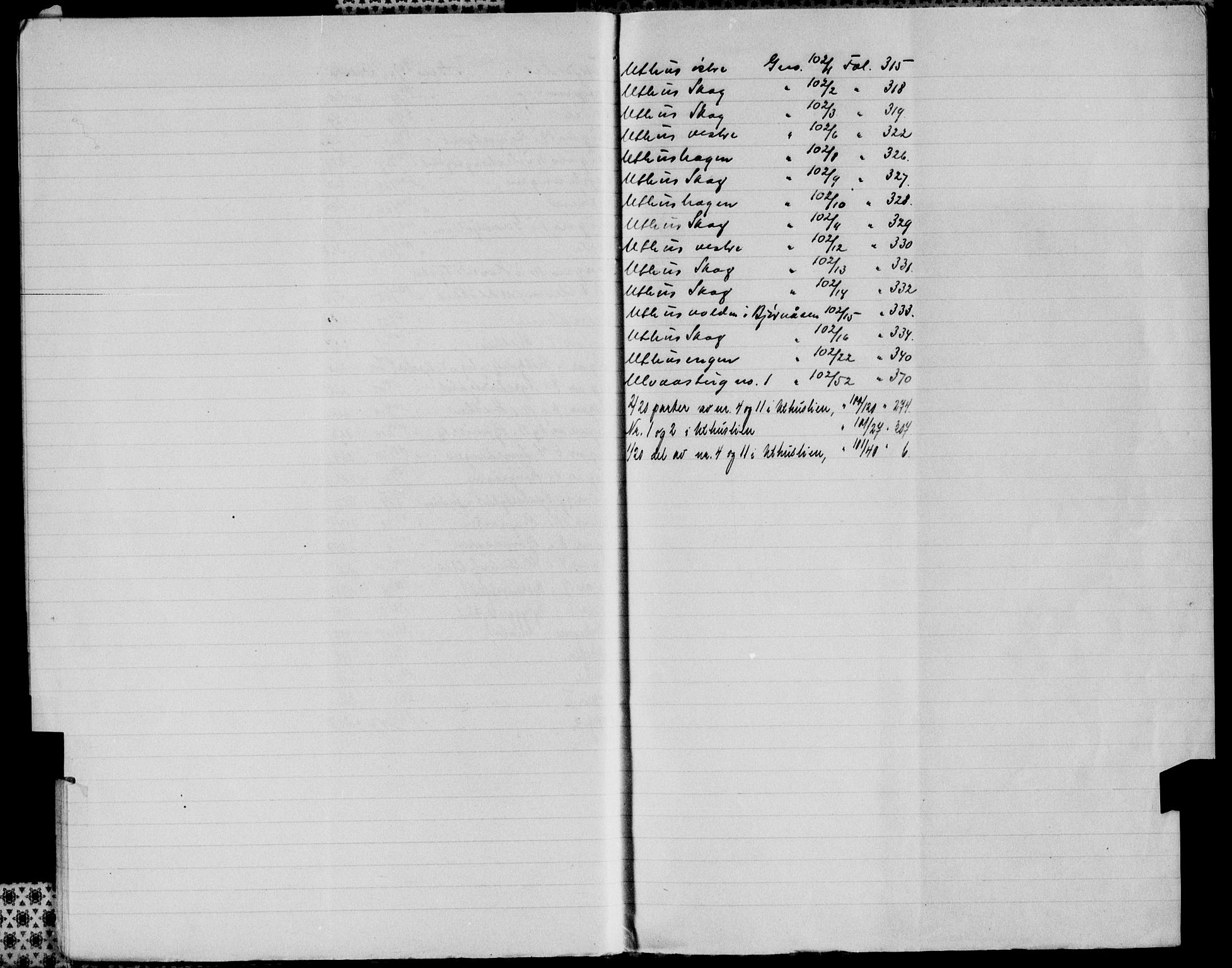 Sør-Østerdal sorenskriveri, AV/SAH-TING-018/H/Ha/Haa/L0029: Panteregister nr. 11, 1922-1954