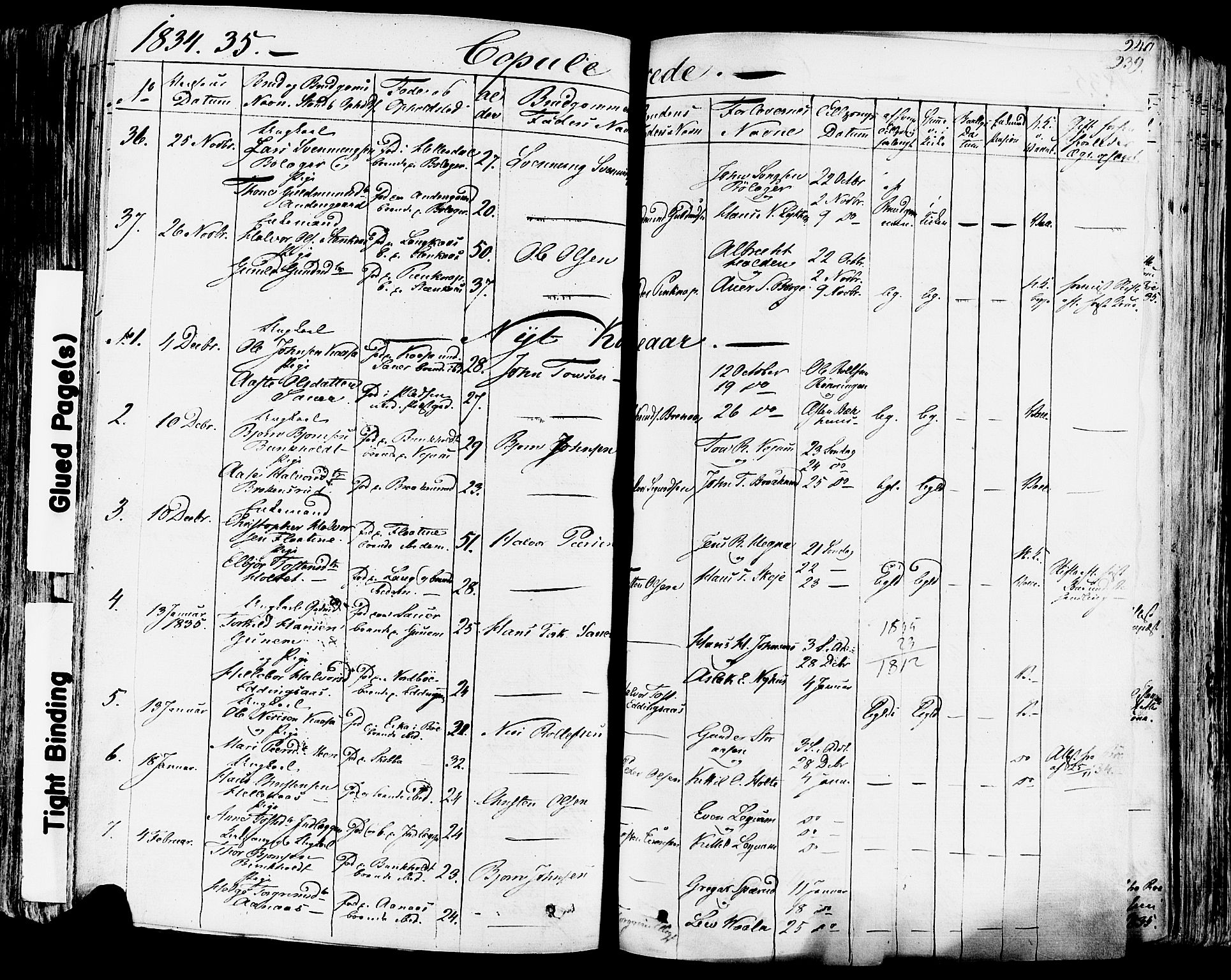 Sauherad kirkebøker, AV/SAKO-A-298/F/Fa/L0006: Ministerialbok nr. I 6, 1827-1850, s. 239