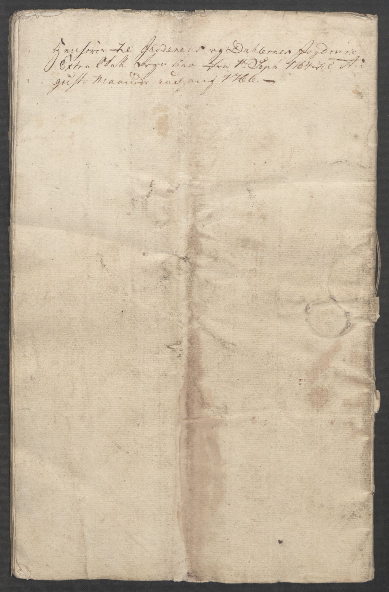 Rentekammeret inntil 1814, Reviderte regnskaper, Fogderegnskap, AV/RA-EA-4092/R46/L2836: Ekstraskatten Jæren og Dalane, 1764-1766, s. 270