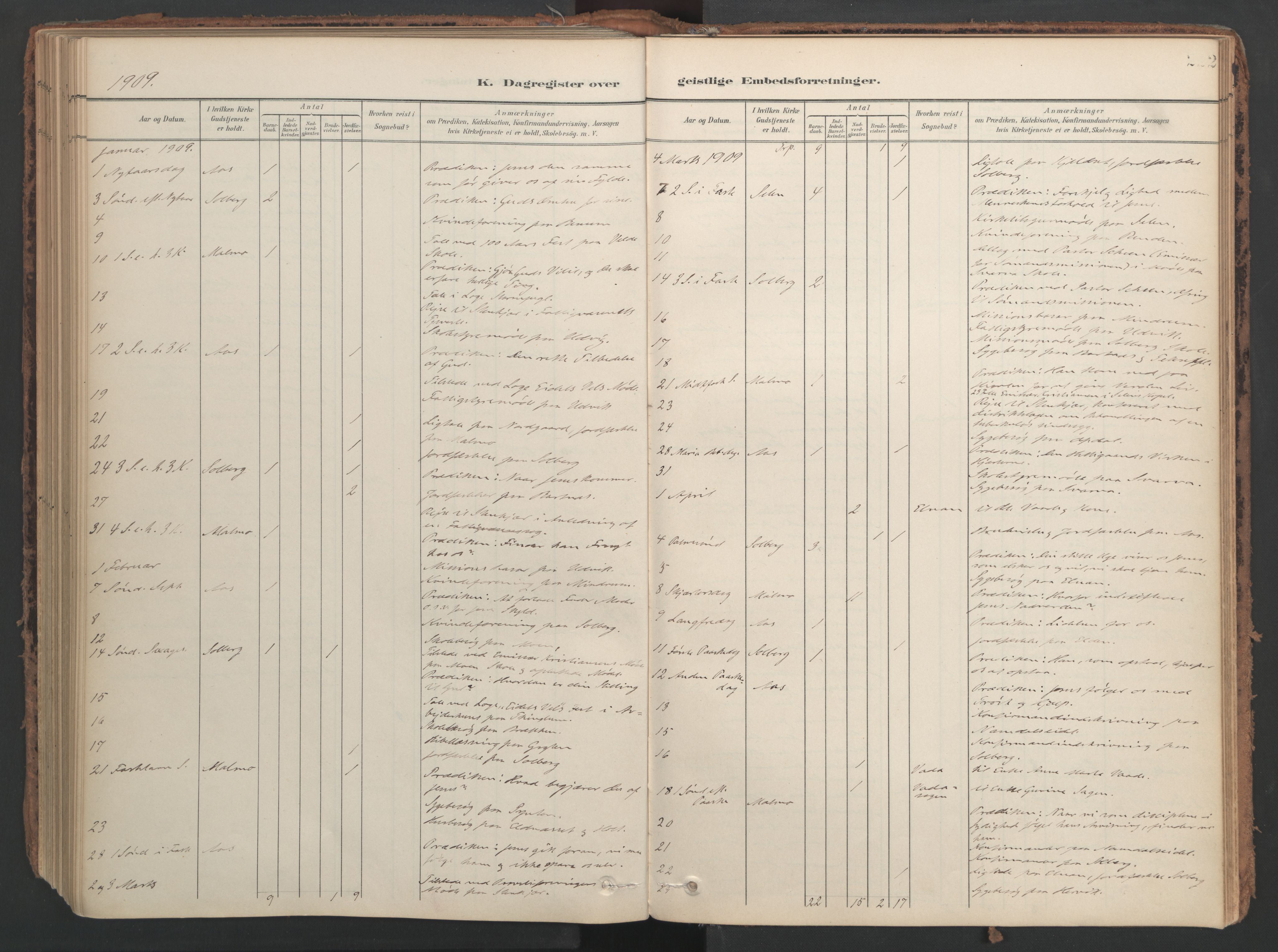 Ministerialprotokoller, klokkerbøker og fødselsregistre - Nord-Trøndelag, AV/SAT-A-1458/741/L0397: Ministerialbok nr. 741A11, 1901-1911, s. 222