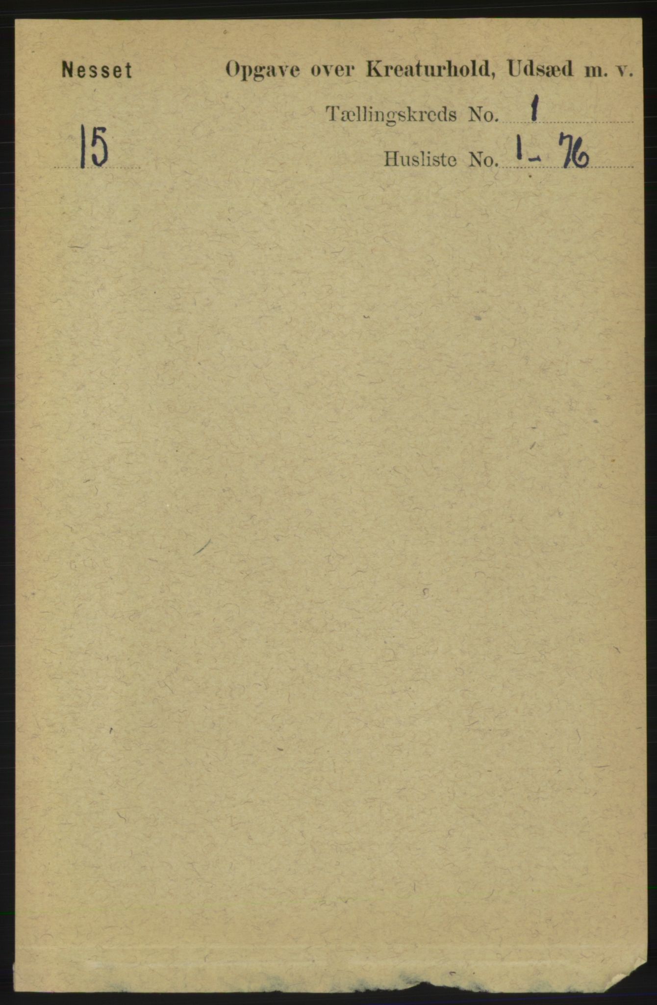 RA, Folketelling 1891 for 1543 Nesset herred, 1891, s. 2068