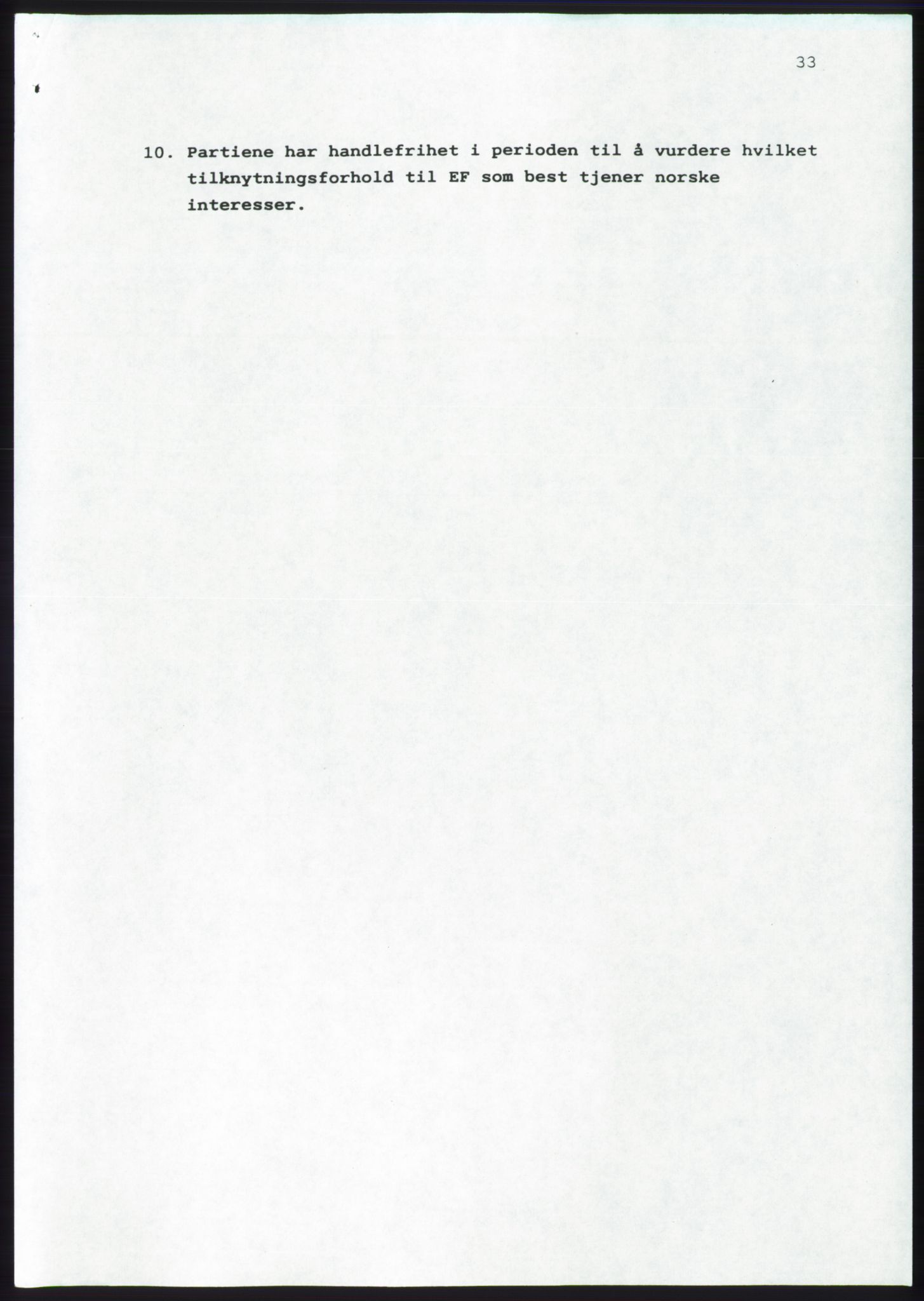 Forhandlingsmøtene 1989 mellom Høyre, KrF og Senterpartiet om dannelse av regjering, AV/RA-PA-0697/A/L0001: Forhandlingsprotokoll med vedlegg, 1989, s. 561