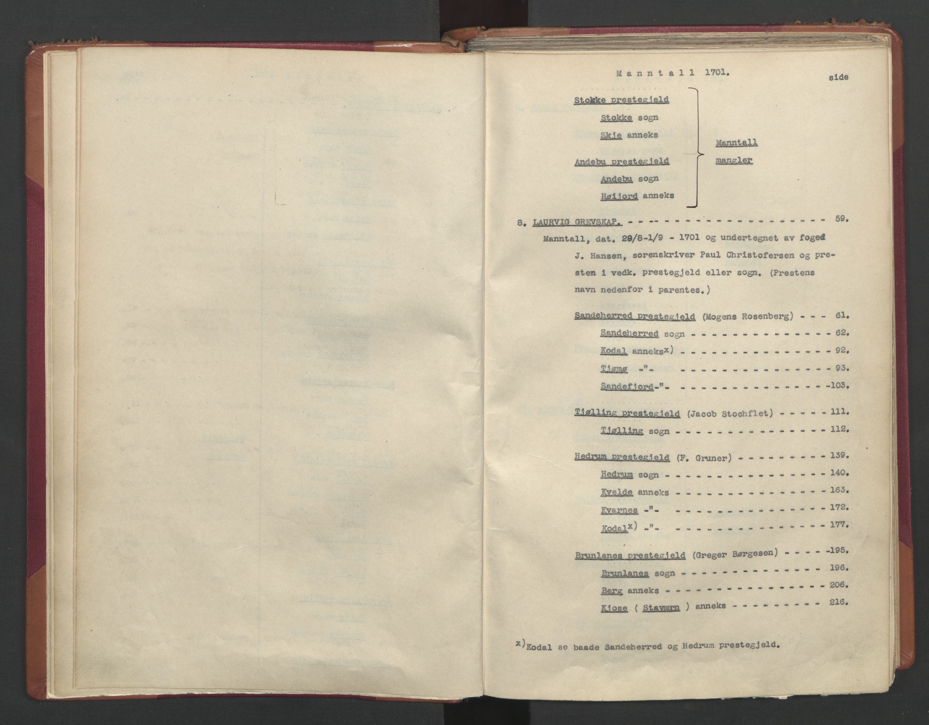 RA, Manntallet 1701, nr. 2: Solør, Odal og Østerdal fogderi og Larvik grevskap, 1701