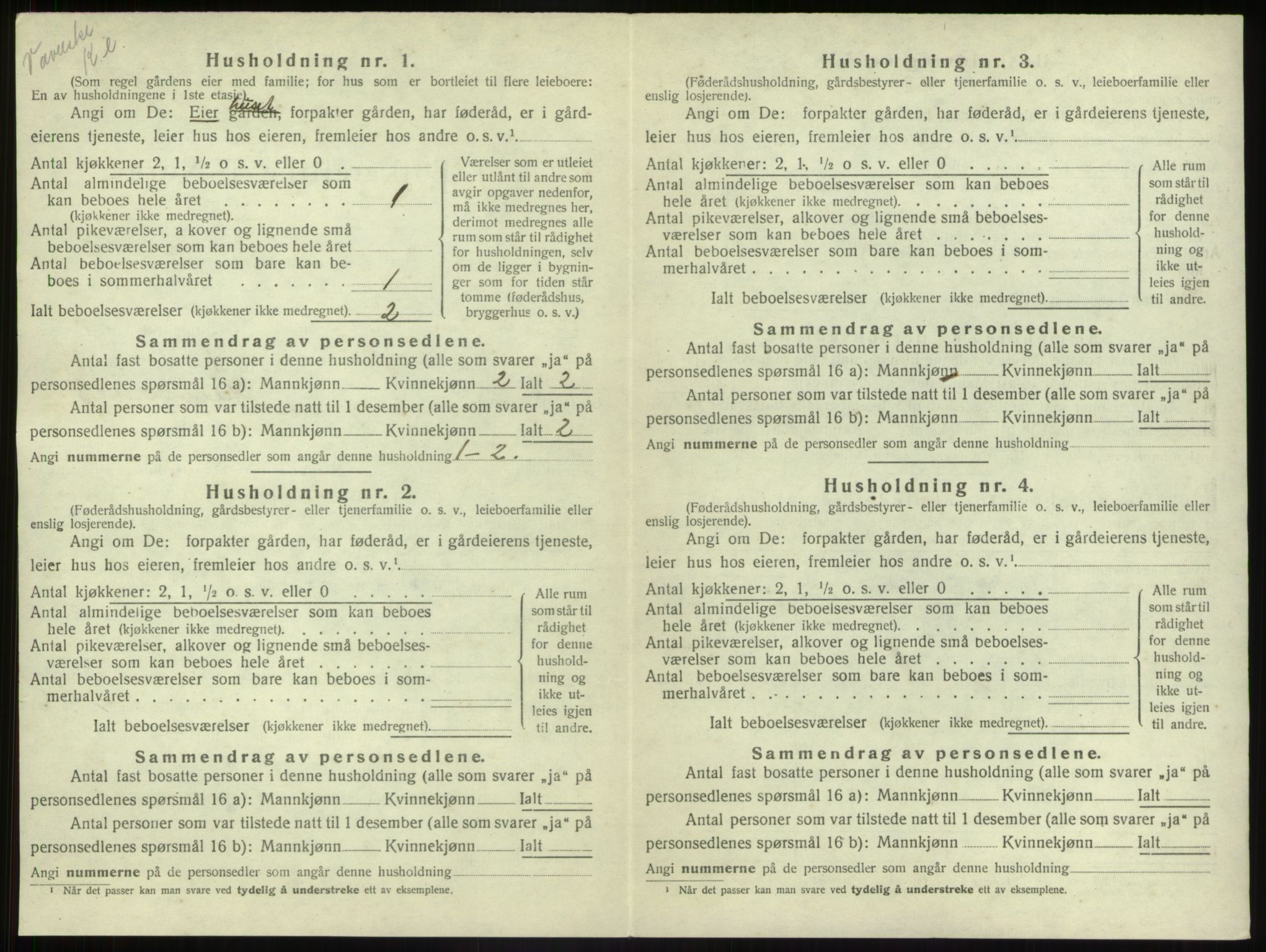 SAB, Folketelling 1920 for 1433 Naustdal herred, 1920, s. 20