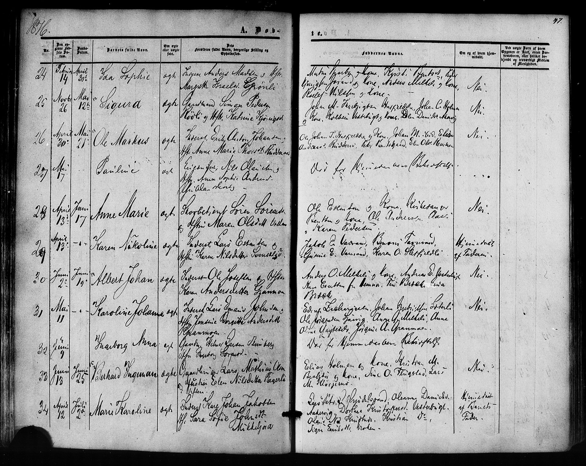 Ministerialprotokoller, klokkerbøker og fødselsregistre - Nordland, AV/SAT-A-1459/823/L0324: Ministerialbok nr. 823A01, 1860-1878, s. 47