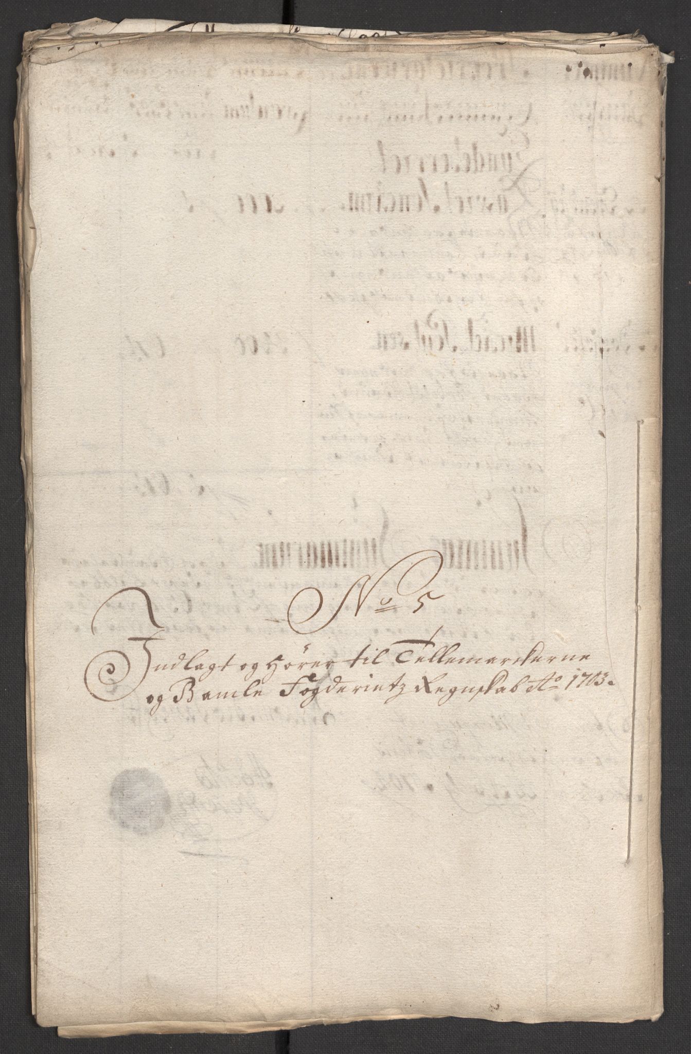 Rentekammeret inntil 1814, Reviderte regnskaper, Fogderegnskap, AV/RA-EA-4092/R36/L2109: Fogderegnskap Øvre og Nedre Telemark og Bamble, 1703, s. 12