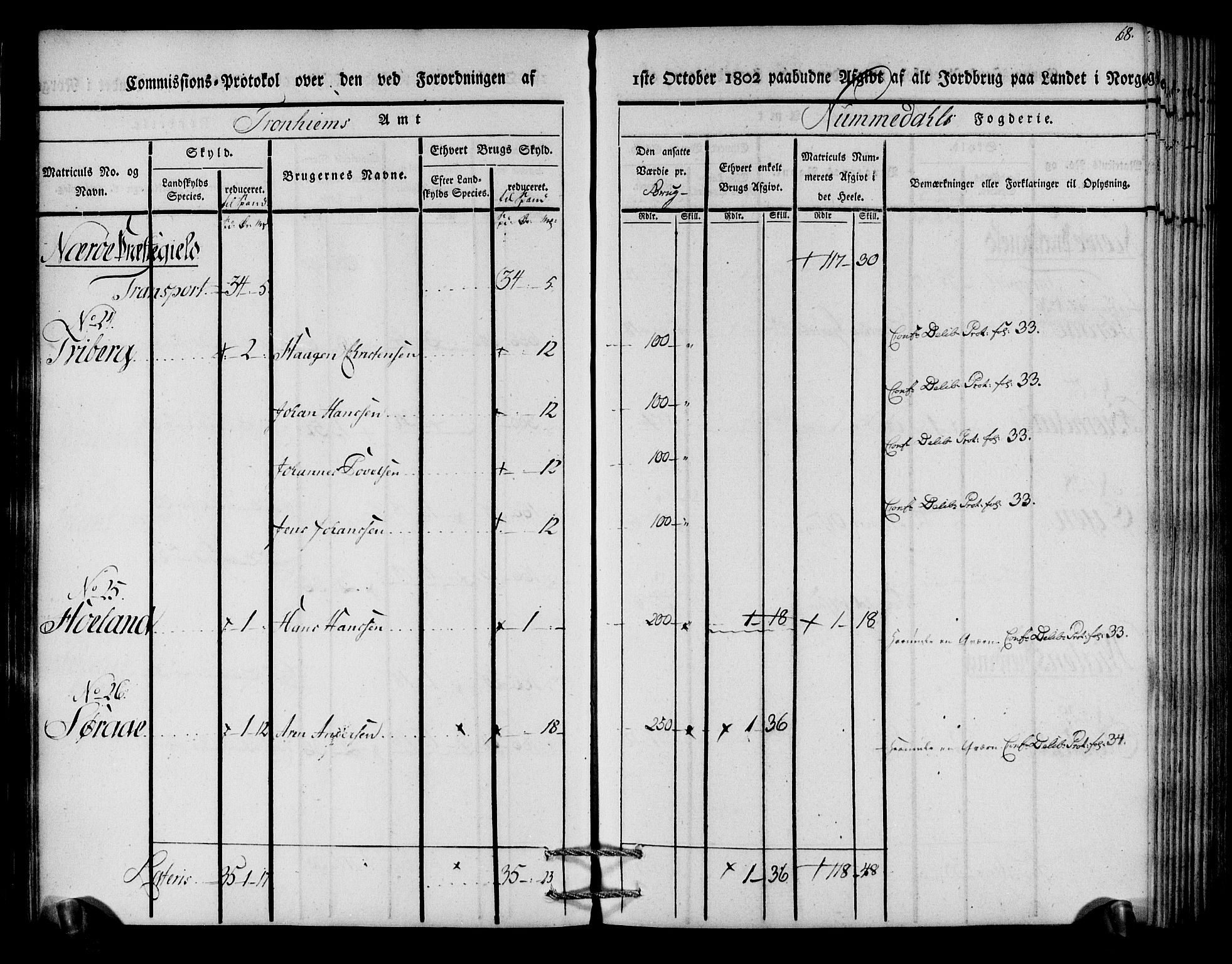 Rentekammeret inntil 1814, Realistisk ordnet avdeling, RA/EA-4070/N/Ne/Nea/L0154: Namdalen fogderi. Kommisjonsprotokoll, 1803, s. 69