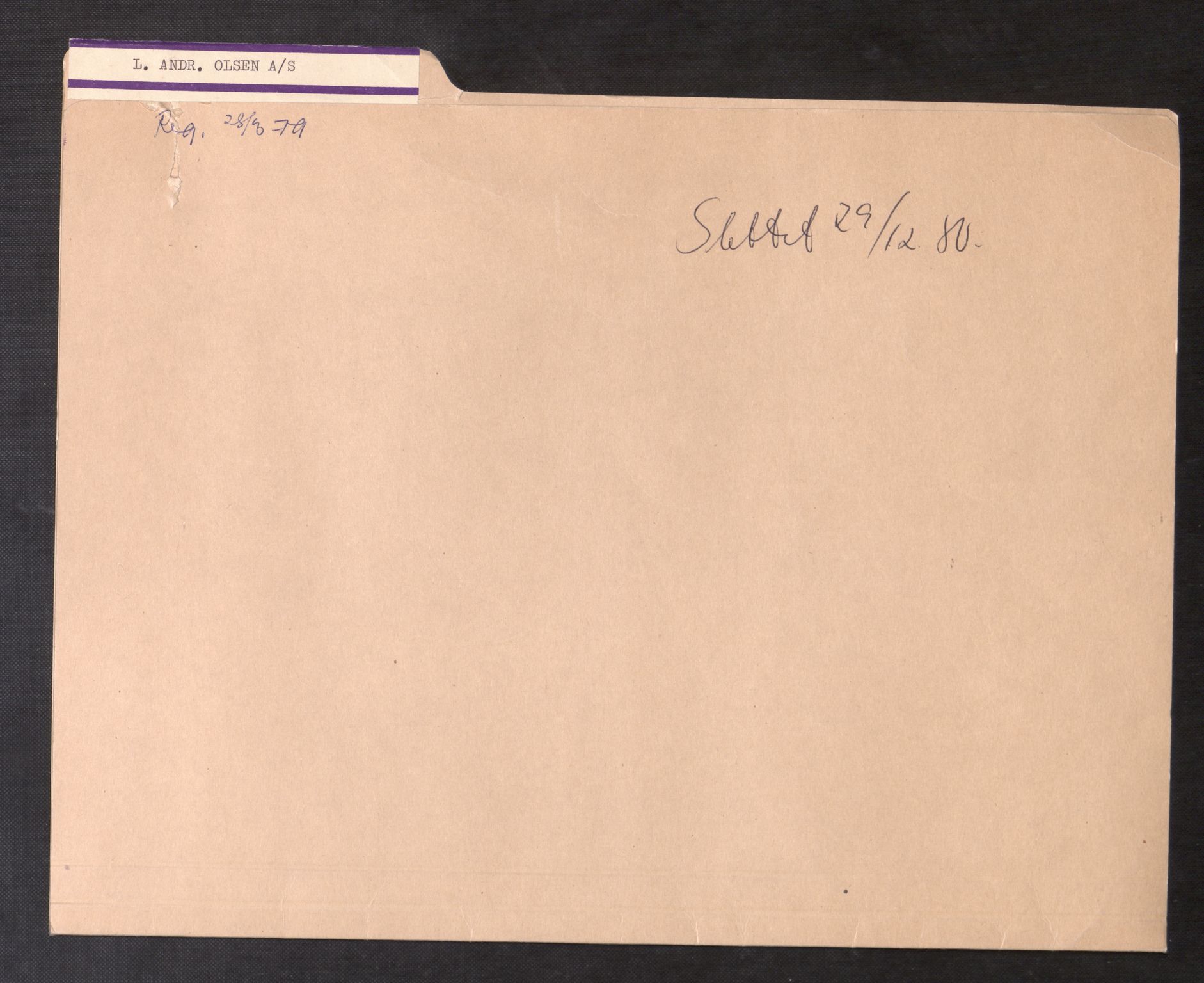 Ålesund sorenskriveri, AV/SAT-A-4383/2/J/Jd/Jdb/L0026: Aksjeselskap, O - Rami, 1958-1982, s. 1