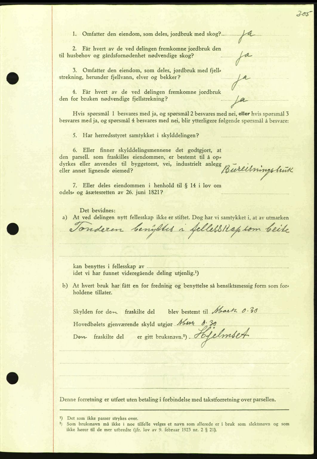 Nordmøre sorenskriveri, AV/SAT-A-4132/1/2/2Ca: Pantebok nr. A96, 1943-1944, Dagboknr: 2292/1943