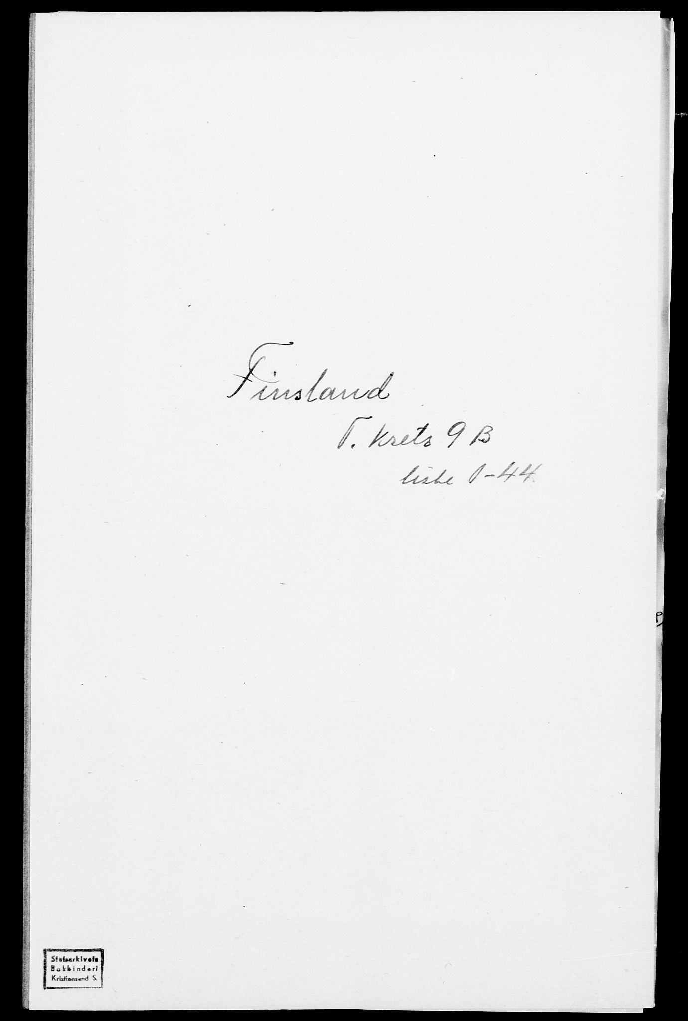 SAK, Folketelling 1875 for 1024P Bjelland prestegjeld, 1875, s. 981