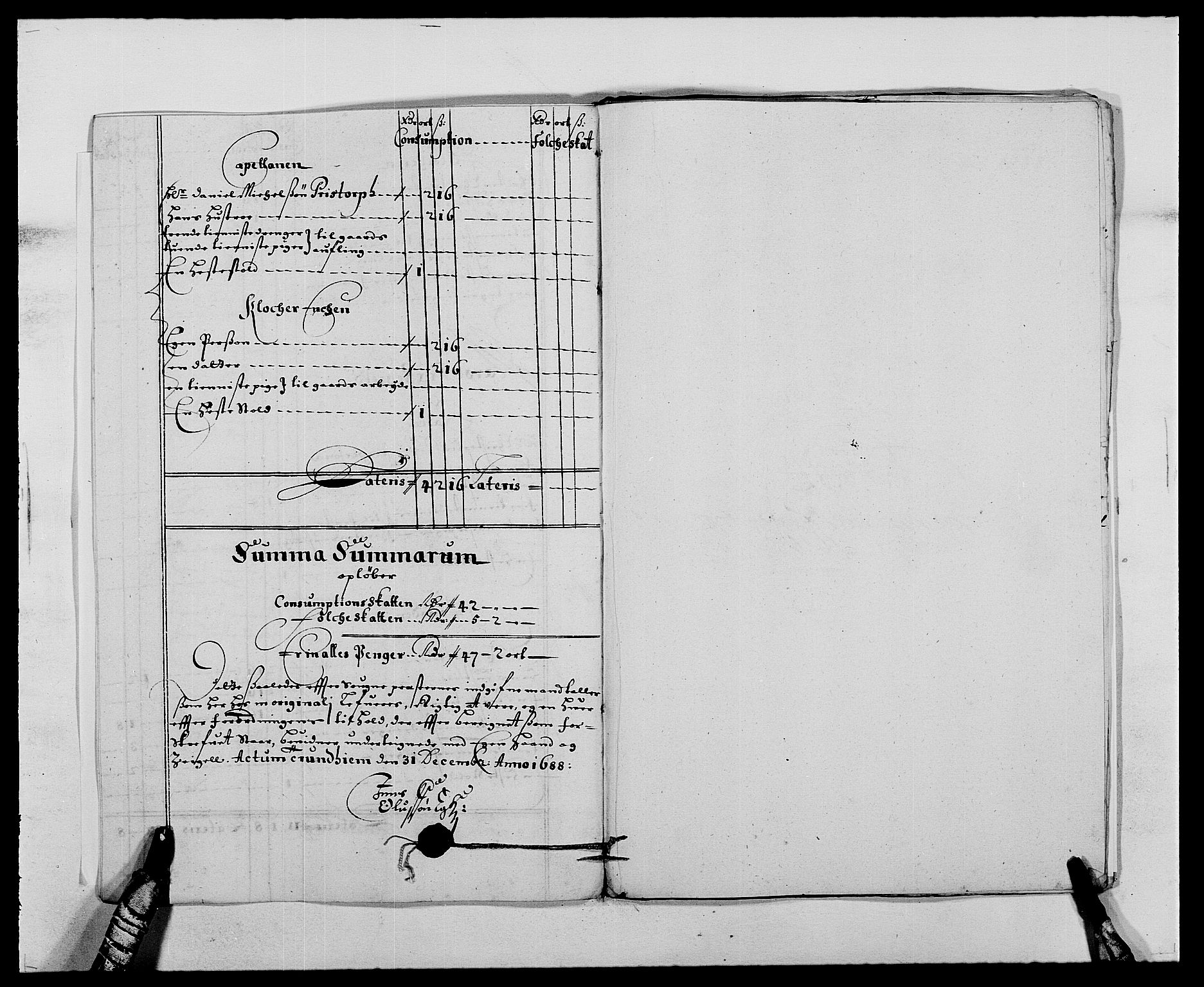 Rentekammeret inntil 1814, Reviderte regnskaper, Fogderegnskap, AV/RA-EA-4092/R64/L4422: Fogderegnskap Namdal, 1687-1689, s. 126