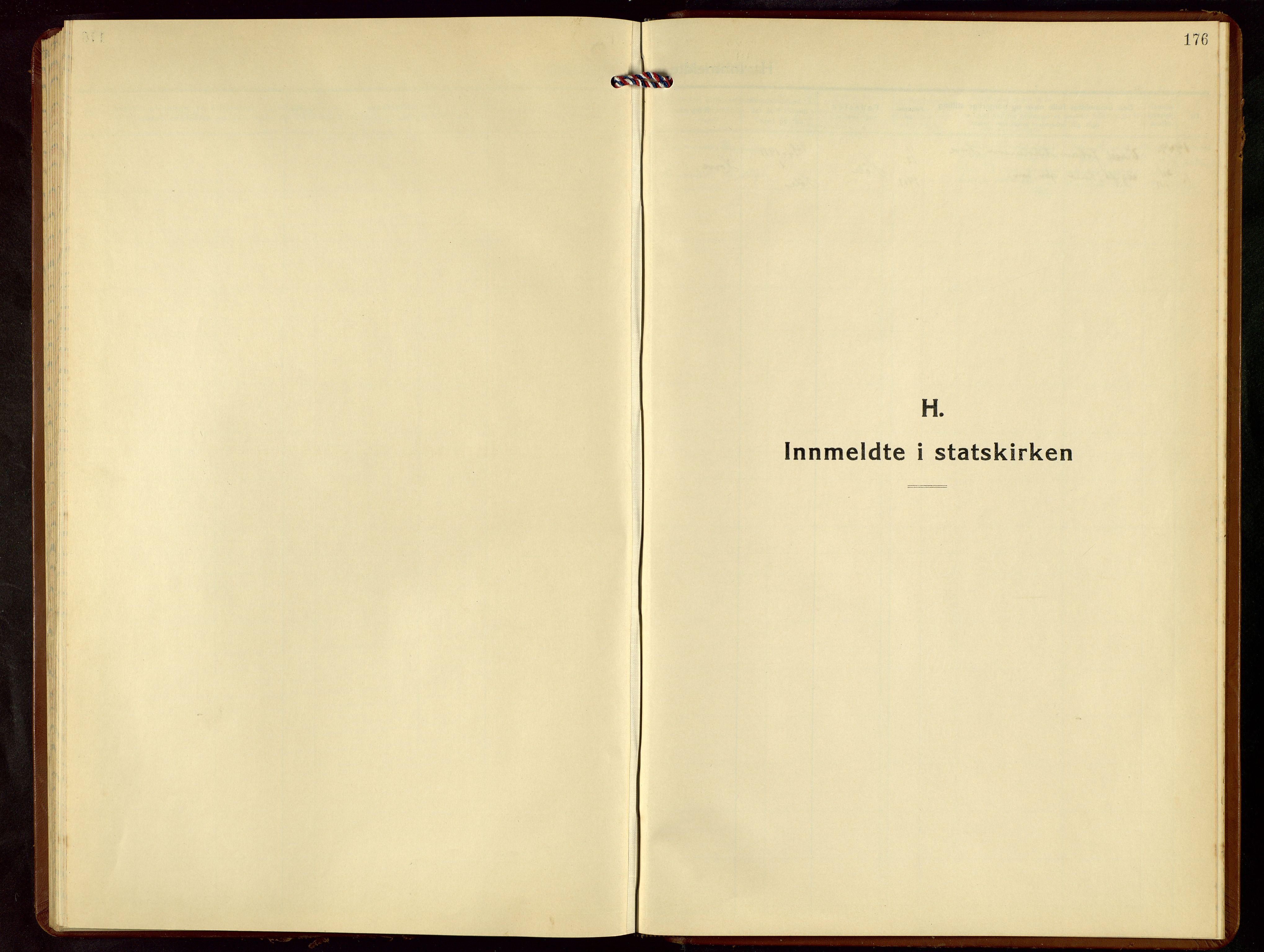Høgsfjord sokneprestkontor, AV/SAST-A-101624/H/Ha/Hab/L0006: Klokkerbok nr. B 6, 1939-1965, s. 176