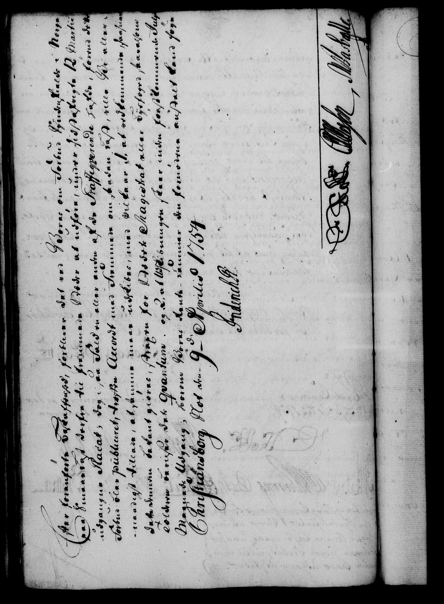 Rentekammeret, Kammerkanselliet, RA/EA-3111/G/Gf/Gfa/L0036: Norsk relasjons- og resolusjonsprotokoll (merket RK 52.36), 1754, s. 278