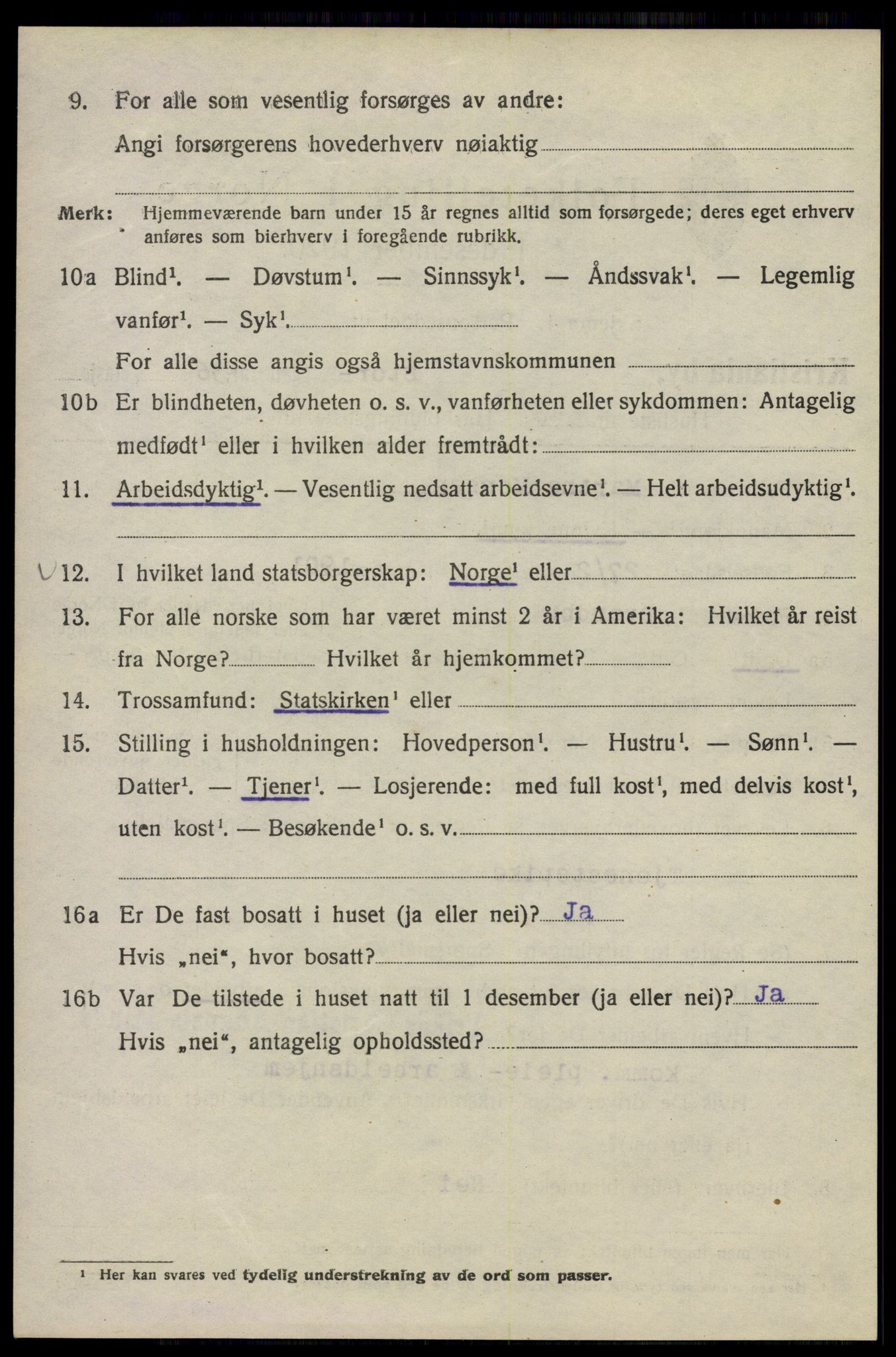 SAO, Folketelling 1920 for 0301 Kristiania kjøpstad, 1920, s. 548926