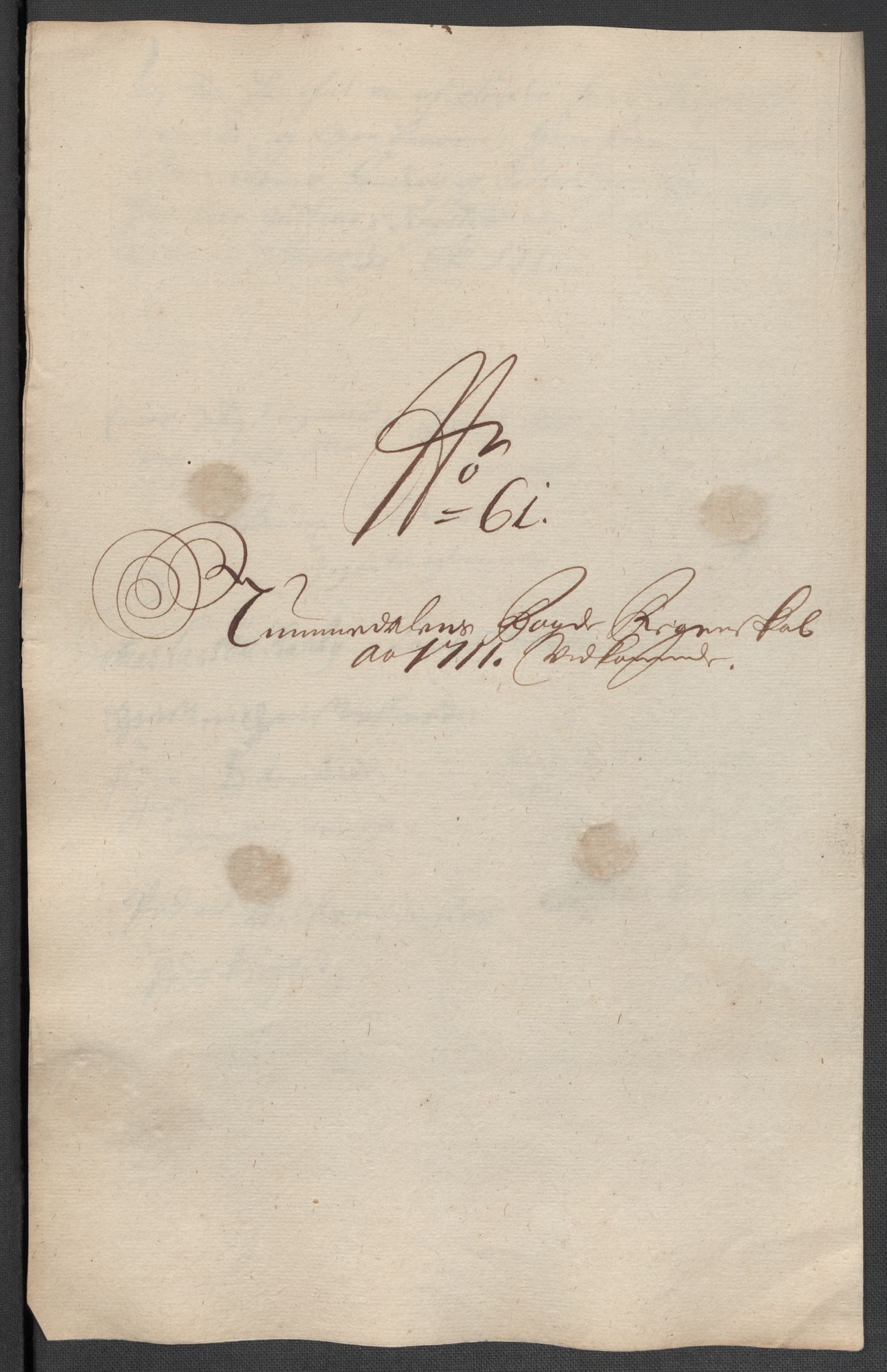 Rentekammeret inntil 1814, Reviderte regnskaper, Fogderegnskap, AV/RA-EA-4092/R64/L4432: Fogderegnskap Namdal, 1711, s. 213