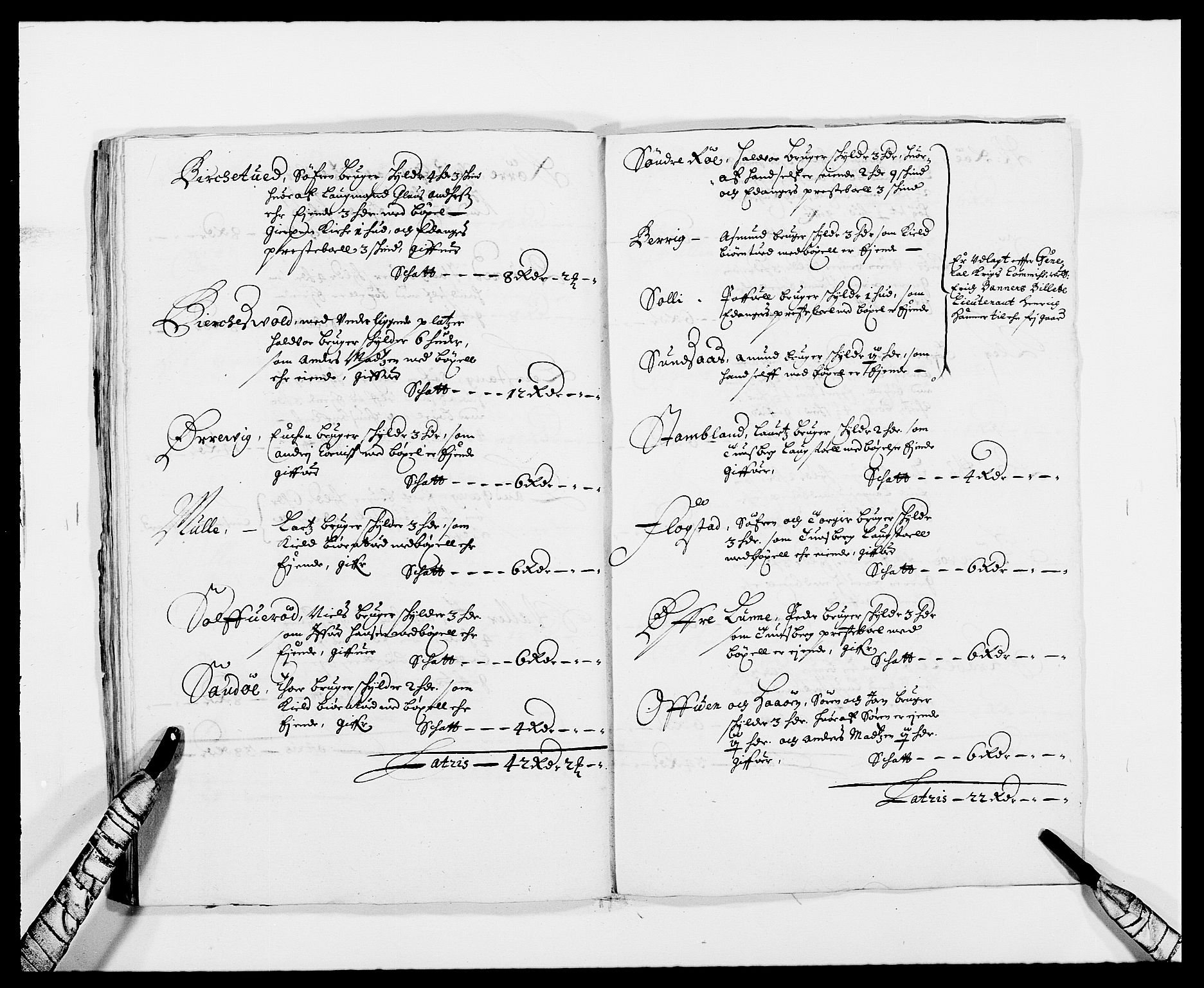 Rentekammeret inntil 1814, Reviderte regnskaper, Fogderegnskap, AV/RA-EA-4092/R34/L2042: Fogderegnskap Bamble, 1673-1675, s. 45