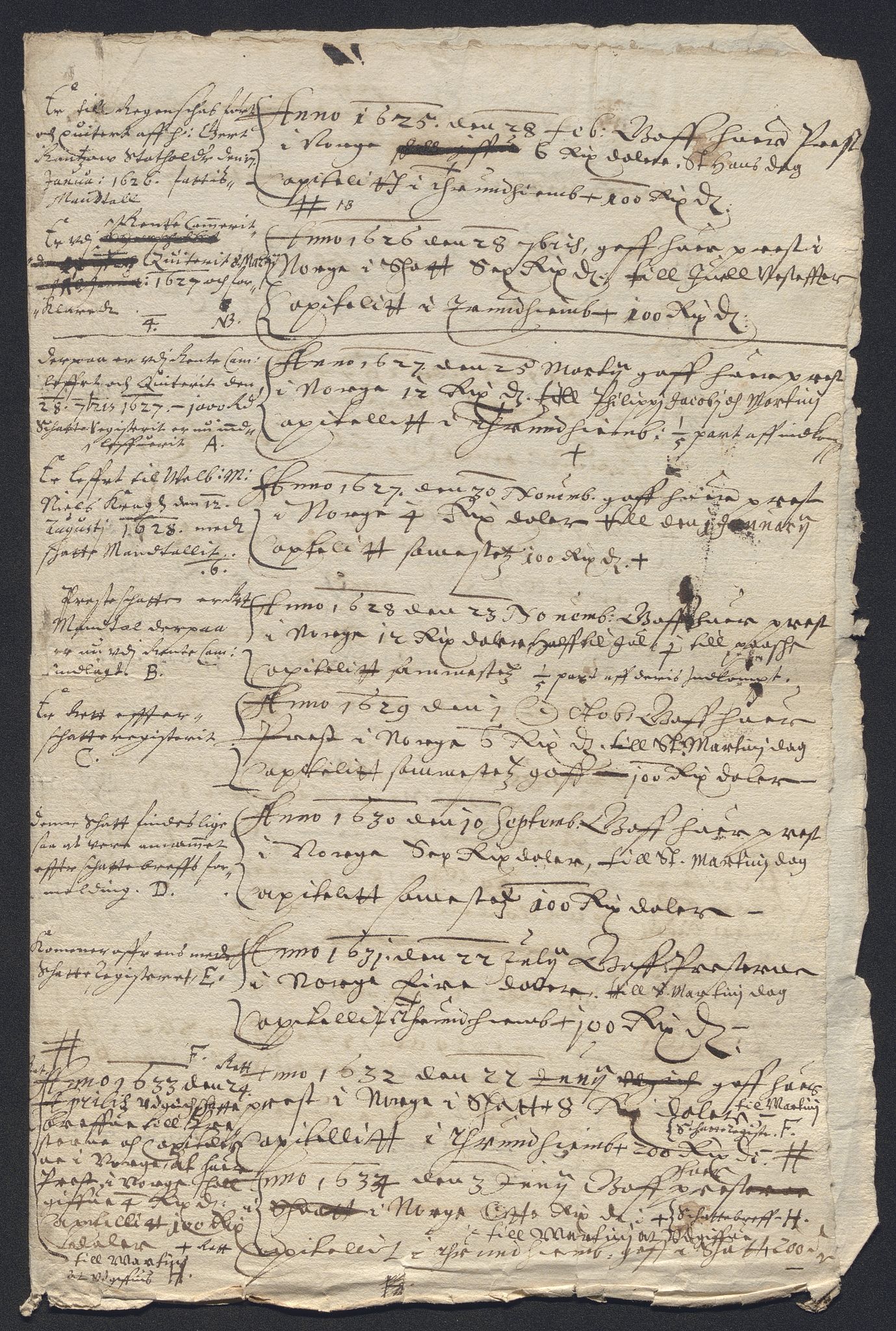 Rentekammeret inntil 1814, Reviderte regnskaper, Kirkeregnskap, RA/EA-4067/Rf/L0129: Kirkeregnskap, 1625-1684, s. 163