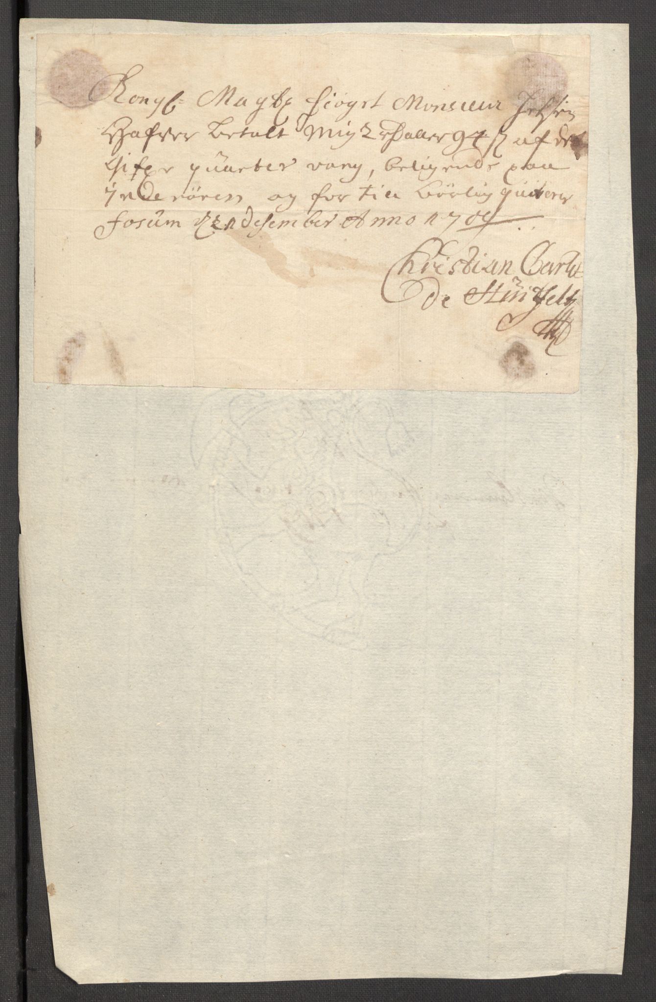 Rentekammeret inntil 1814, Reviderte regnskaper, Fogderegnskap, RA/EA-4092/R63/L4317: Fogderegnskap Inderøy, 1709, s. 196