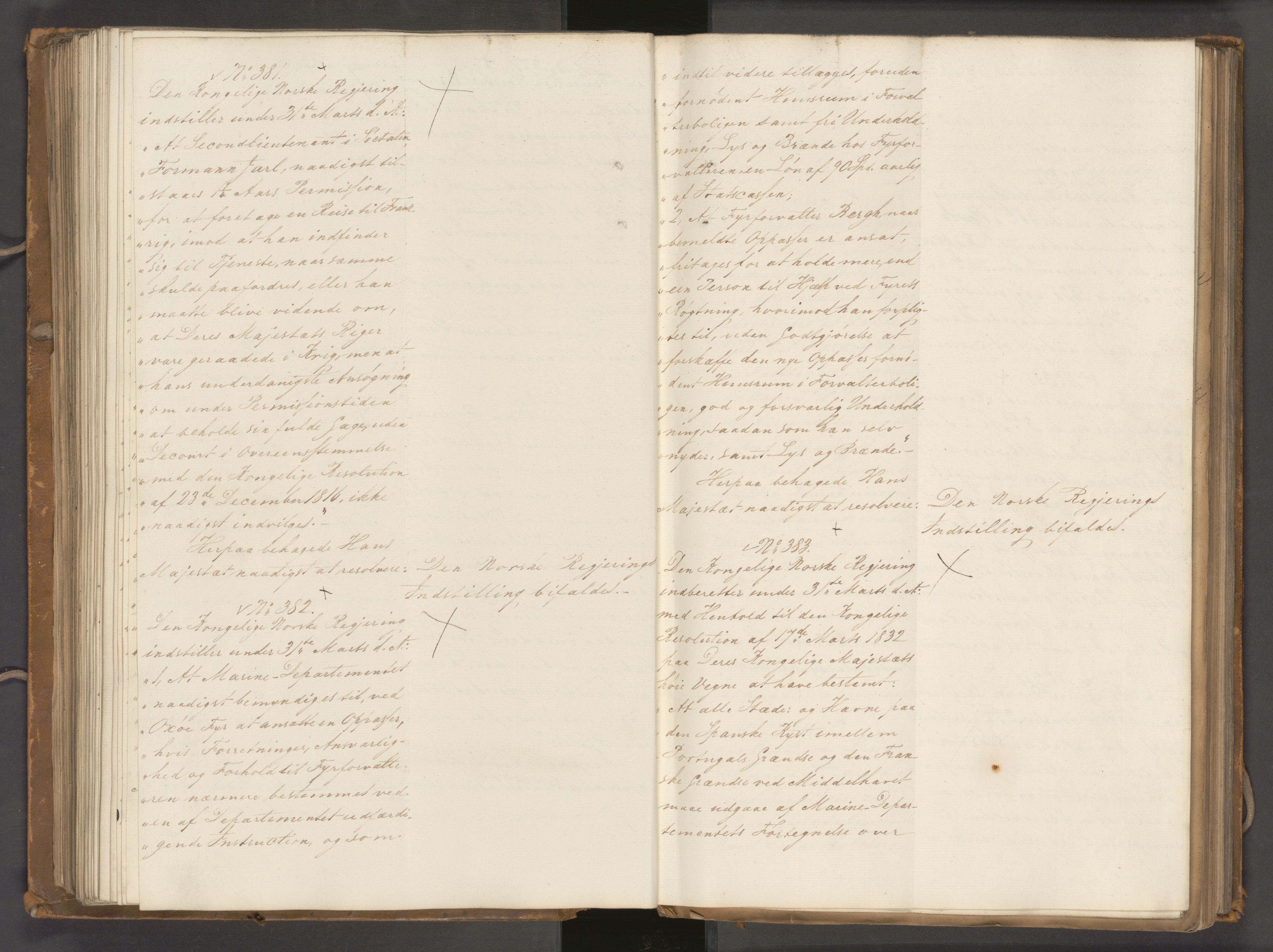 Statsrådssekretariatet, AV/RA-S-1001/A/Ab/L0040: Kgl. res. nr. 1-568, 1. halvår, 1835