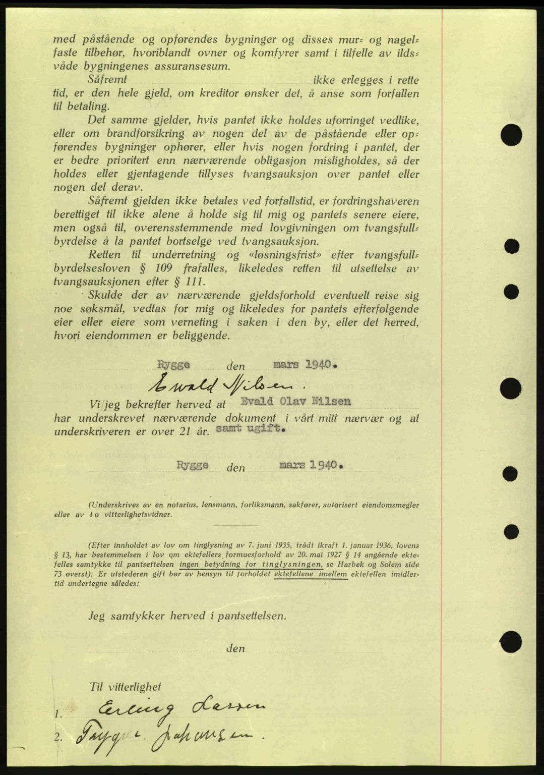 Moss sorenskriveri, SAO/A-10168: Pantebok nr. B10, 1940-1941, Dagboknr: 1685/1940