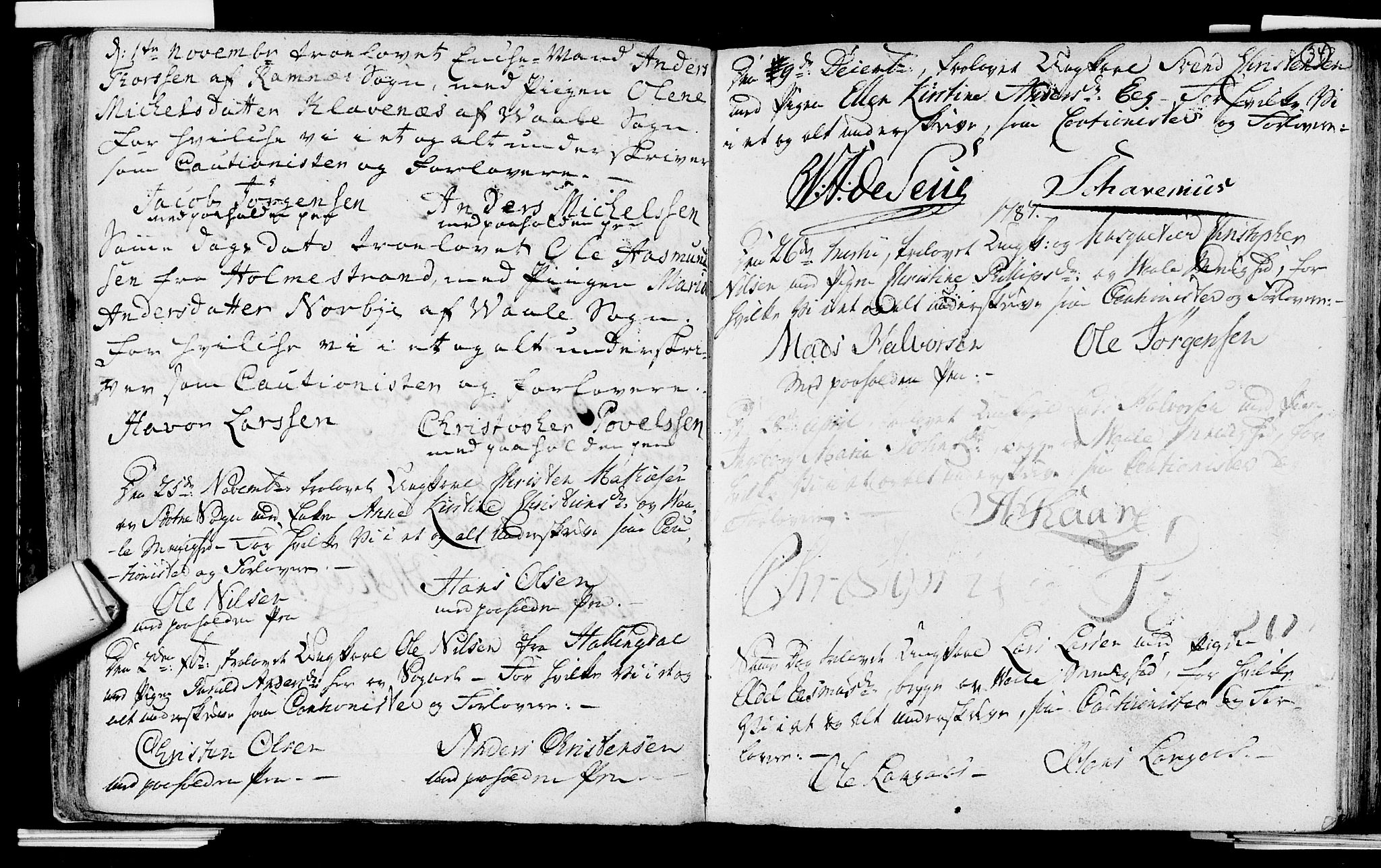 Våle kirkebøker, SAKO/A-334/H/Hb/L0002: Forlovererklæringer nr. 2, 1756-1799, s. 34