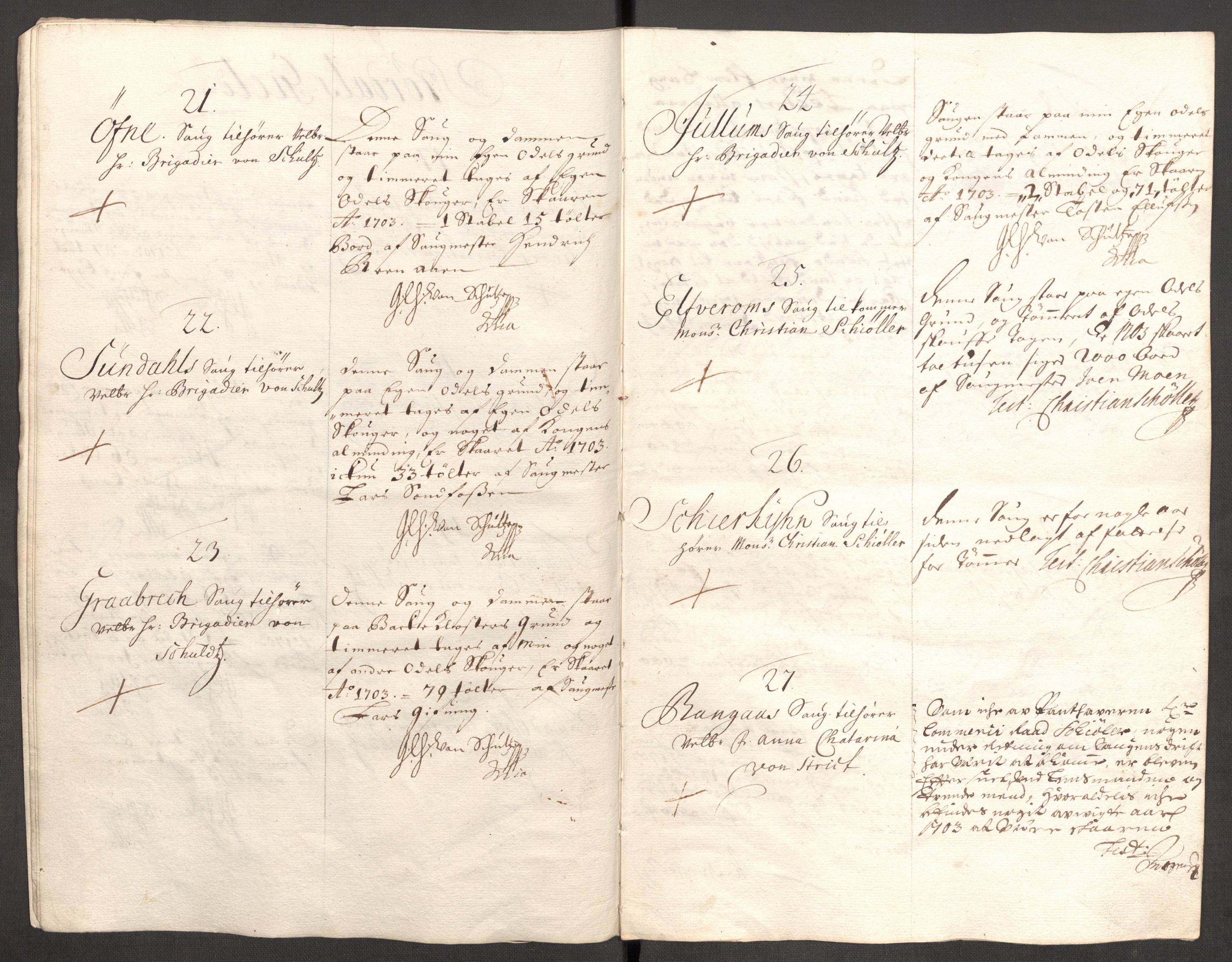 Rentekammeret inntil 1814, Reviderte regnskaper, Fogderegnskap, RA/EA-4092/R62/L4194: Fogderegnskap Stjørdal og Verdal, 1703, s. 161