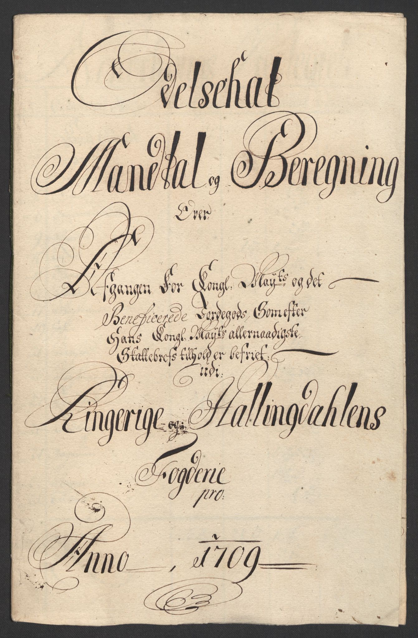 Rentekammeret inntil 1814, Reviderte regnskaper, Fogderegnskap, RA/EA-4092/R23/L1468: Fogderegnskap Ringerike og Hallingdal, 1709-1710, s. 139