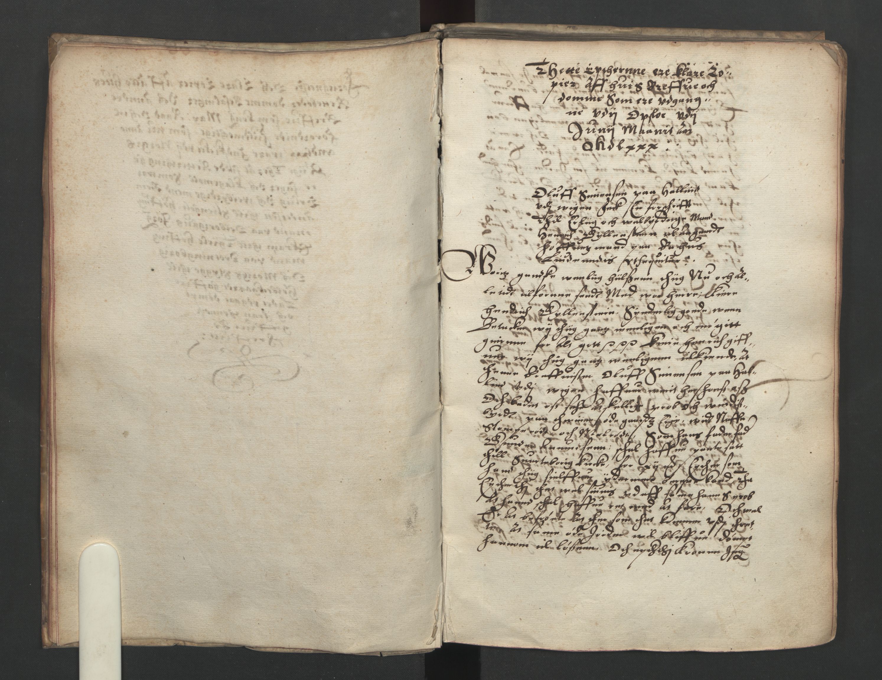 Herredagen 1539-1664  (Kongens Retterting), RA/EA-2882/A/L0002: Dombok, 1580