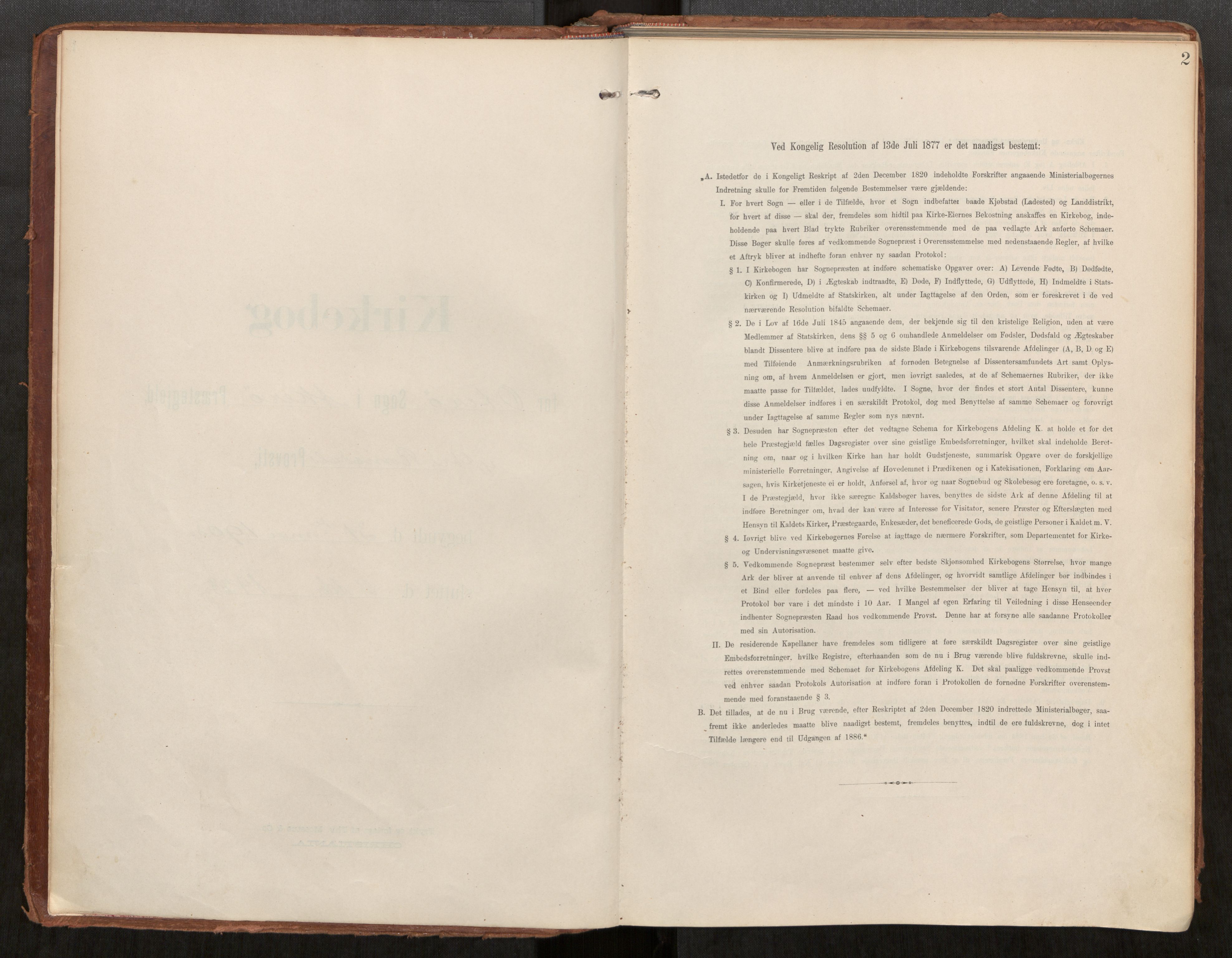 Ministerialprotokoller, klokkerbøker og fødselsregistre - Møre og Romsdal, AV/SAT-A-1454/563/L0740: Ministerialbok nr. 563A02, 1903-1923, s. 2