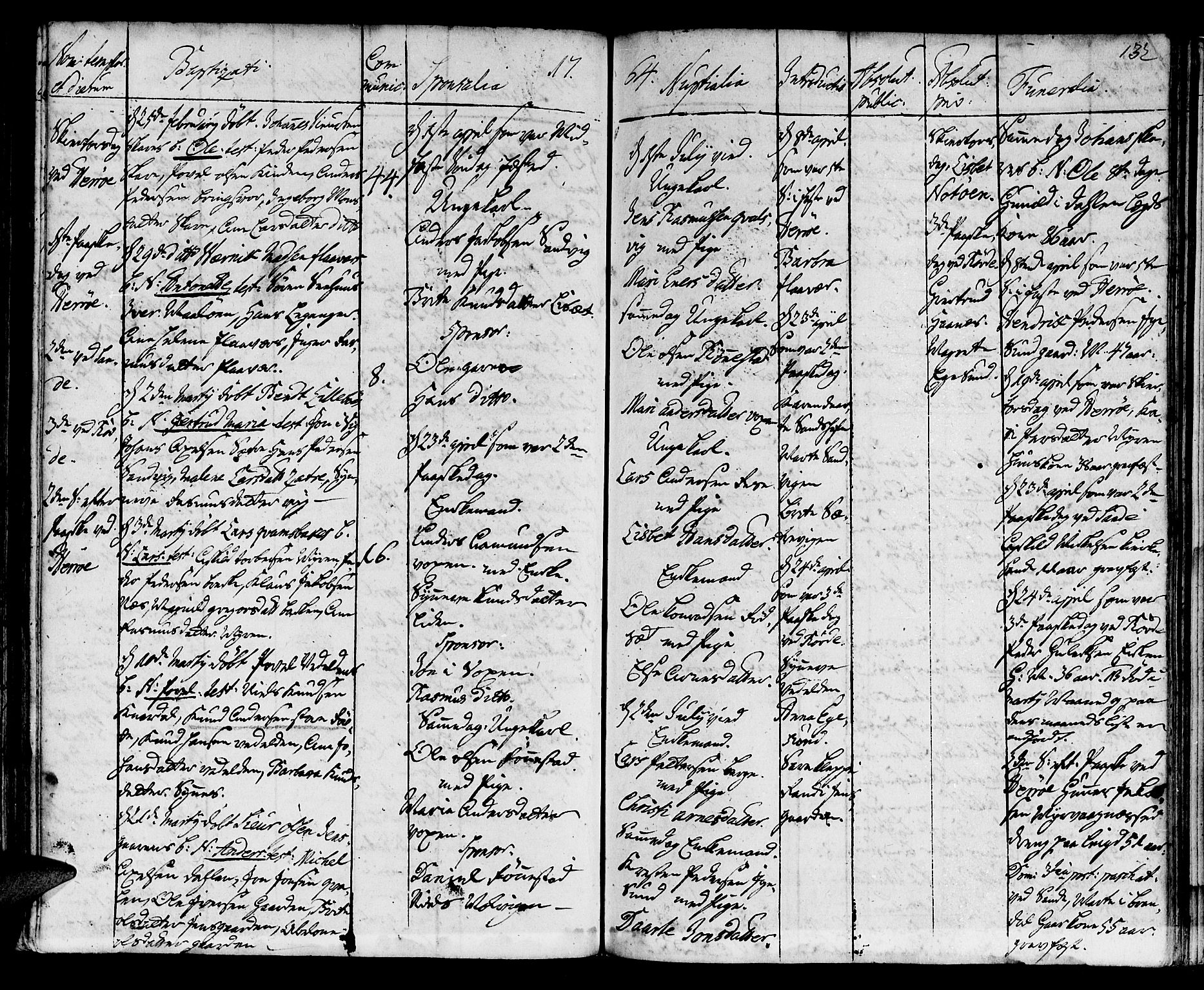 Ministerialprotokoller, klokkerbøker og fødselsregistre - Møre og Romsdal, AV/SAT-A-1454/507/L0066: Ministerialbok nr. 507A01, 1731-1766, s. 132