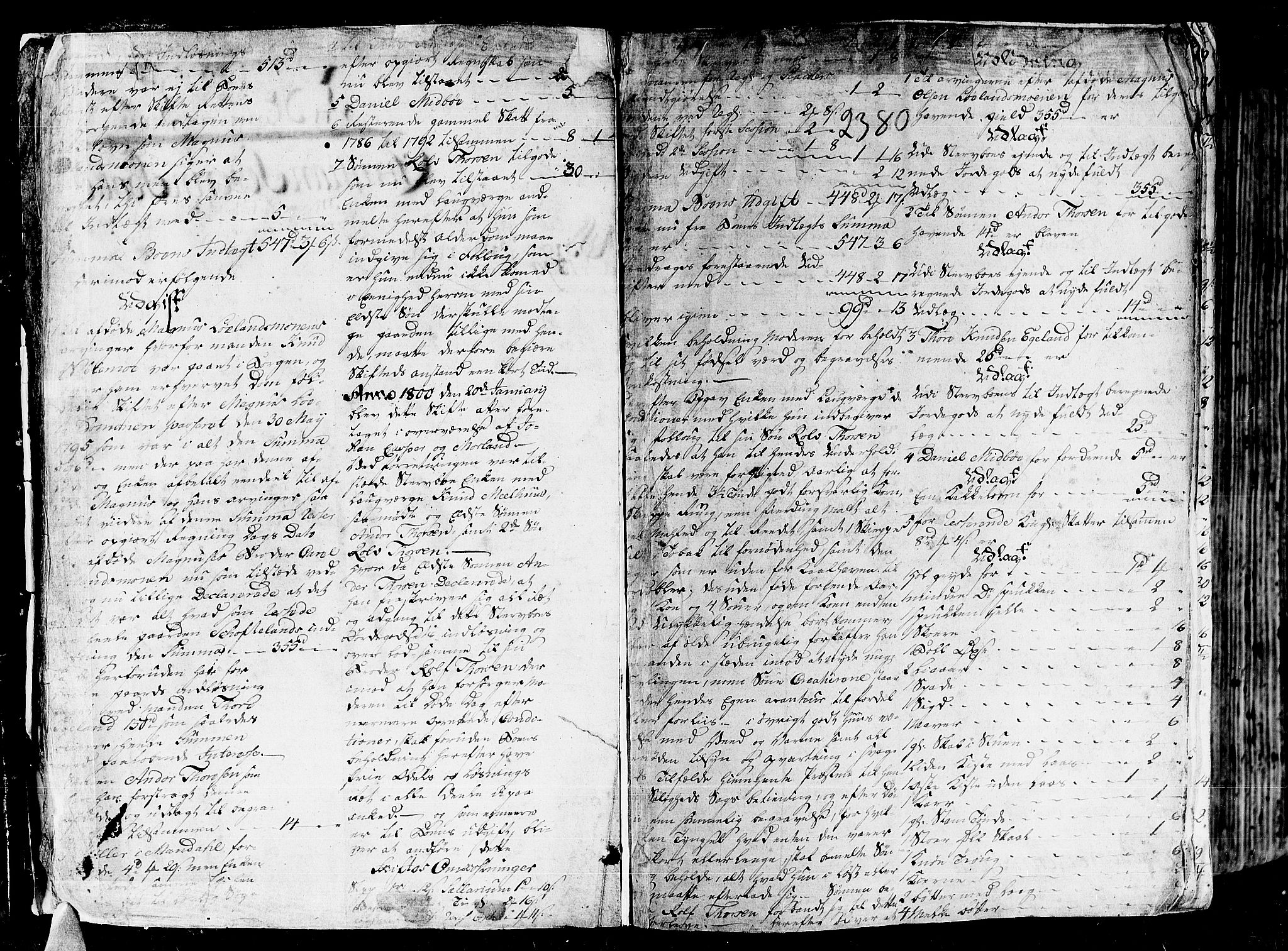 Lister sorenskriveri, AV/SAK-1221-0003/H/Hc/L0048: Skifteprotokoll nr 37a med register, 1799-1805, s. 1b-2a