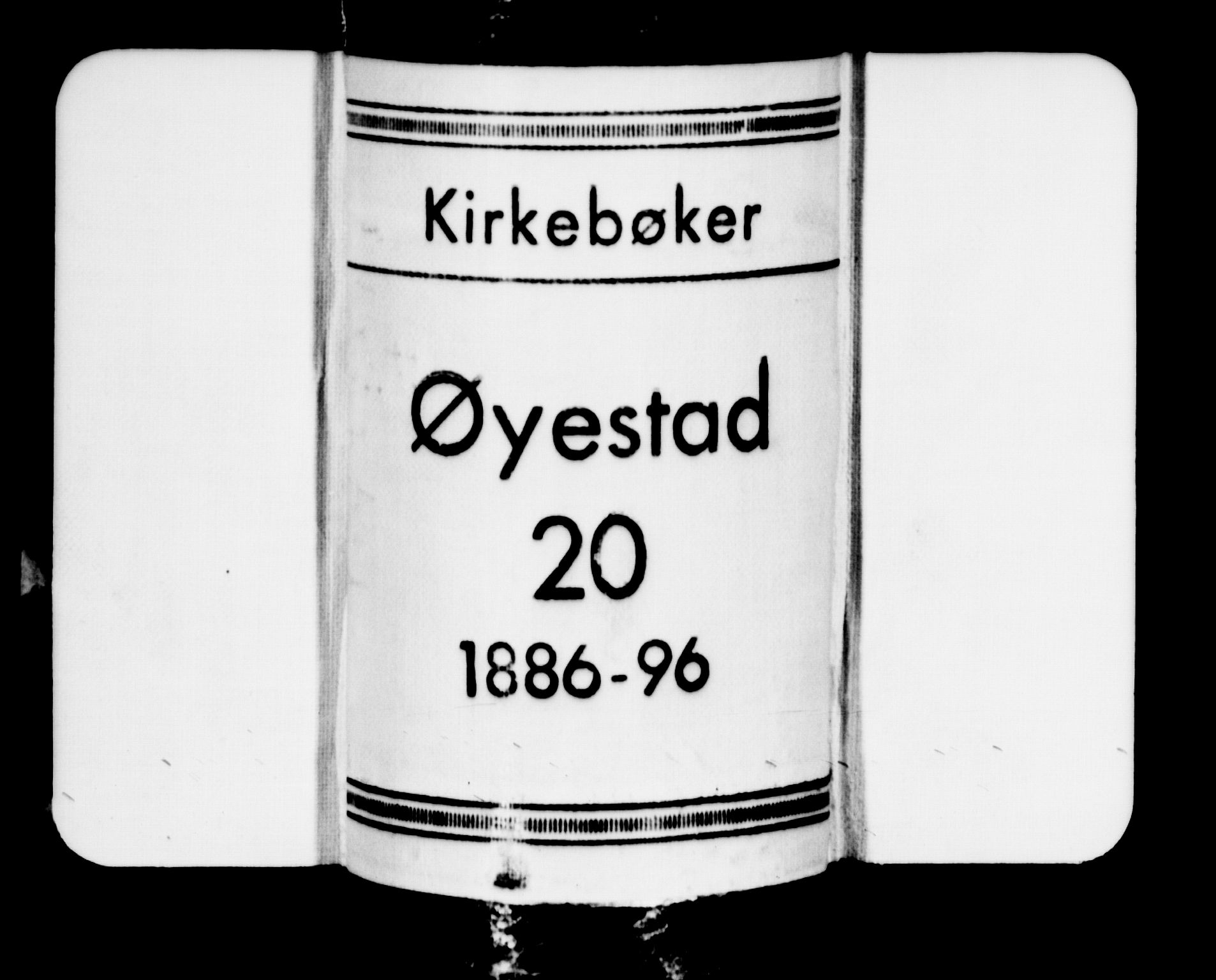 Øyestad sokneprestkontor, SAK/1111-0049/F/Fb/L0009: Klokkerbok nr. B 9, 1886-1896