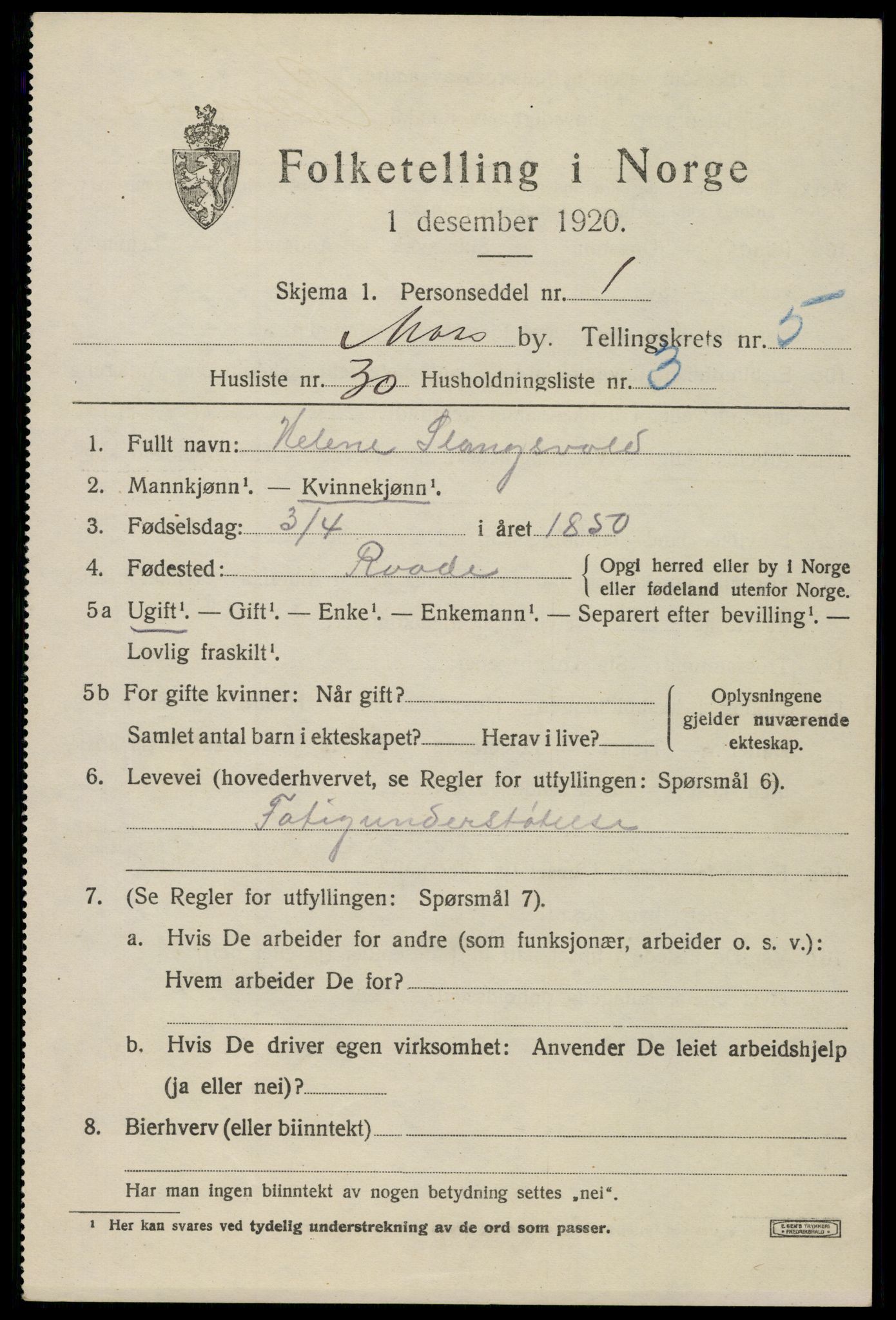 SAO, Folketelling 1920 for 0104 Moss kjøpstad, 1920, s. 16355