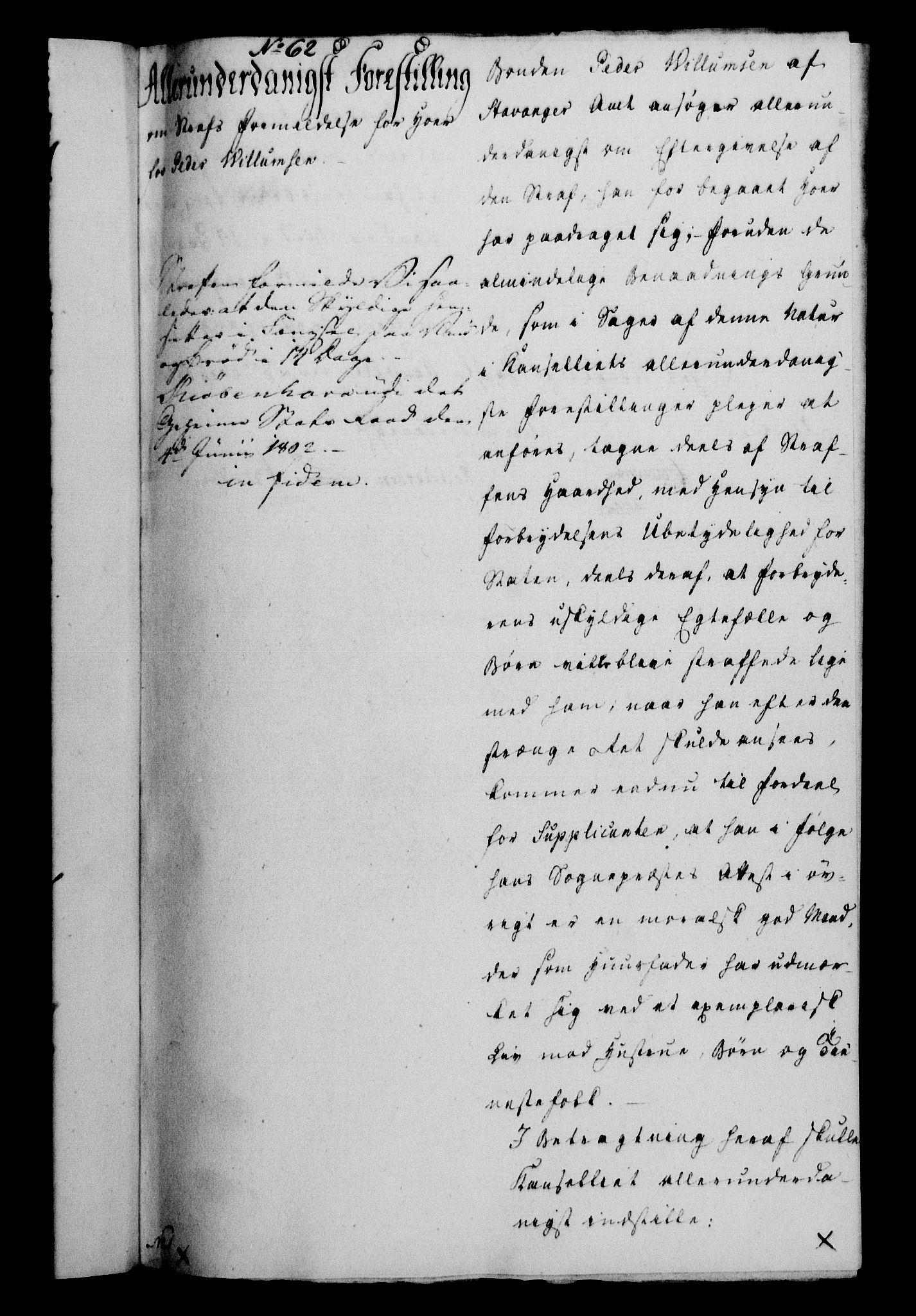 Danske Kanselli 1800-1814, AV/RA-EA-3024/H/Hf/Hfa/Hfab/L0003: Forestillinger, 1802