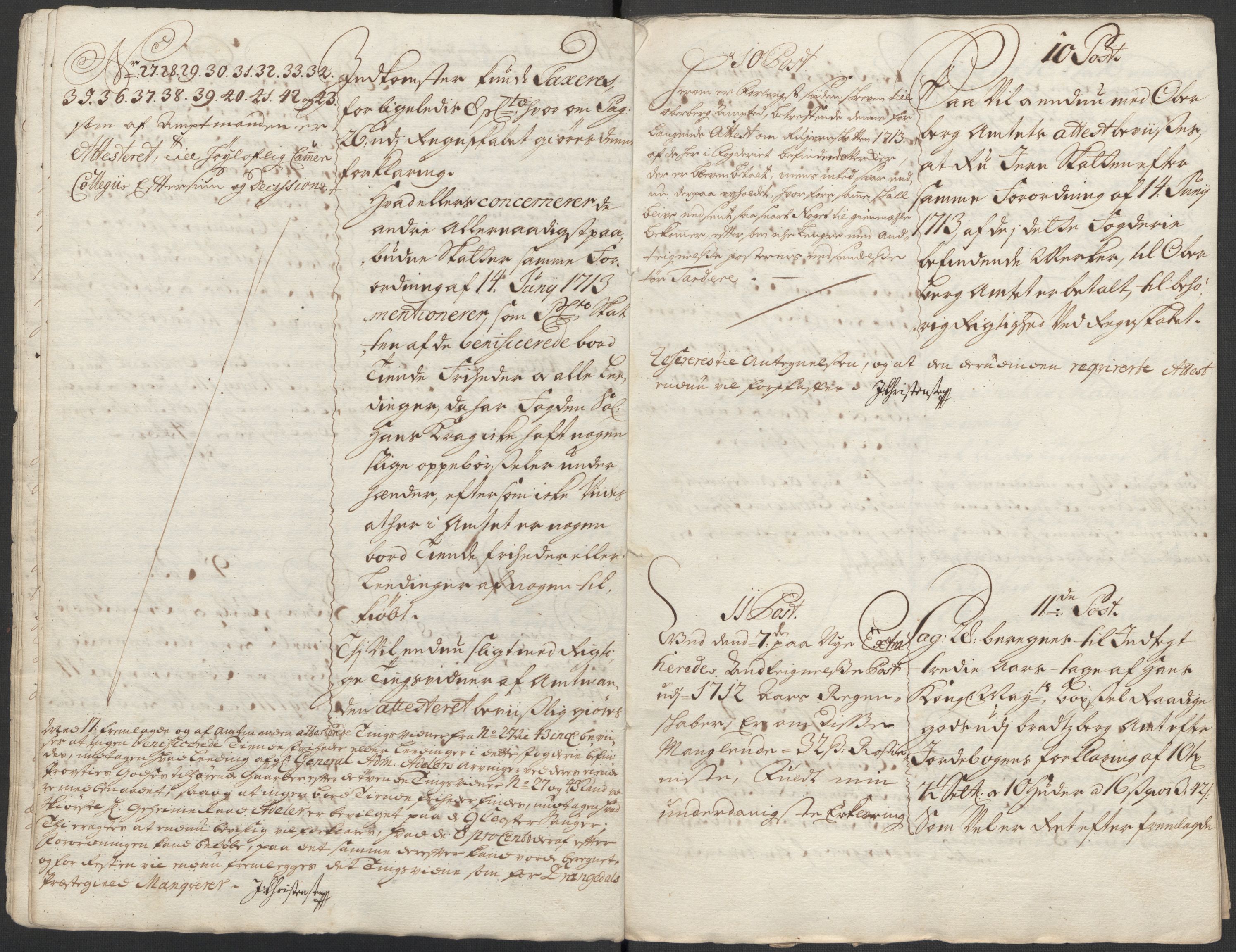 Rentekammeret inntil 1814, Reviderte regnskaper, Fogderegnskap, AV/RA-EA-4092/R36/L2125: Fogderegnskap Øvre og Nedre Telemark og Bamble, 1713, s. 347