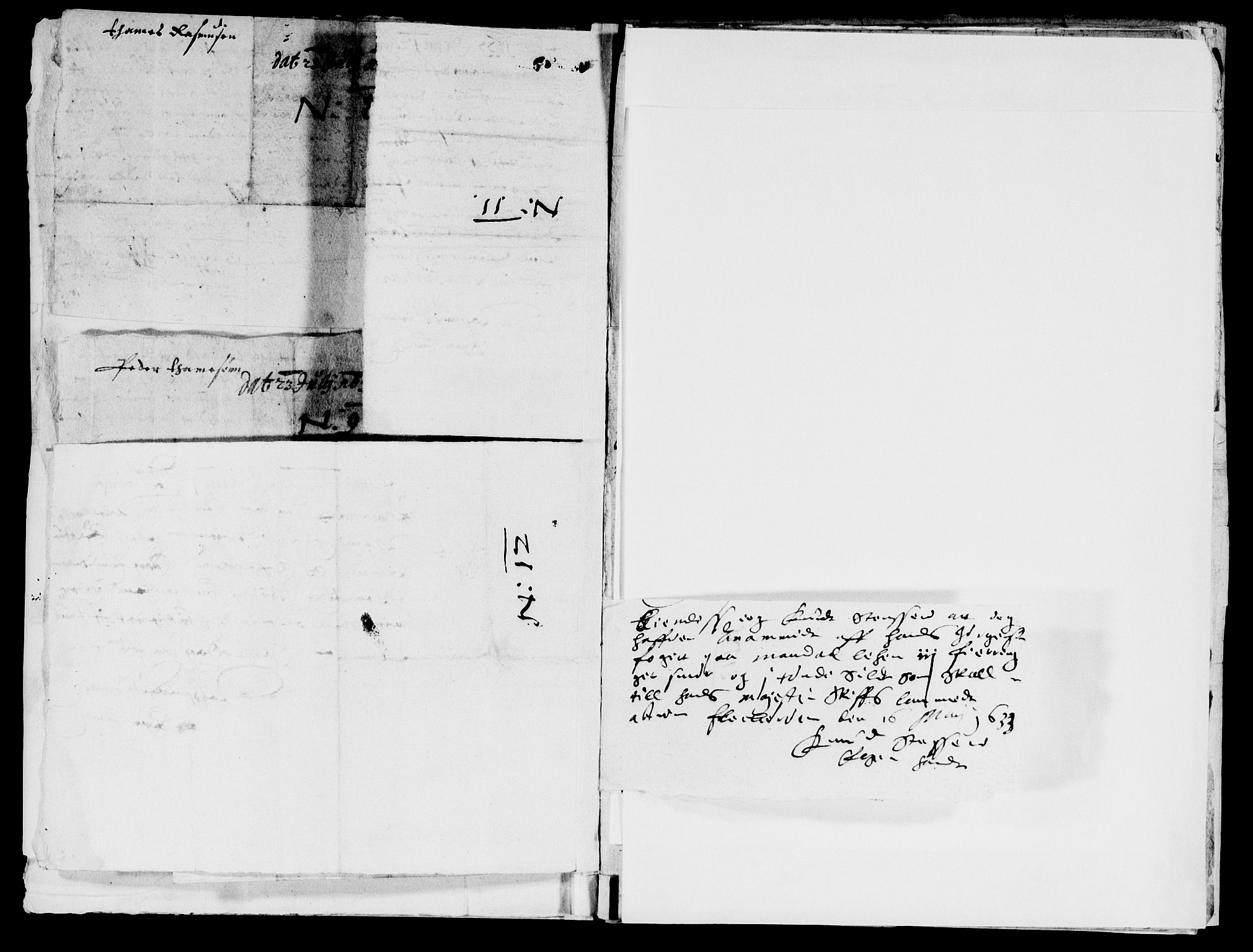 Rentekammeret inntil 1814, Reviderte regnskaper, Lensregnskaper, AV/RA-EA-5023/R/Rb/Rbq/L0022: Nedenes len. Mandals len. Råbyggelag., 1632-1634