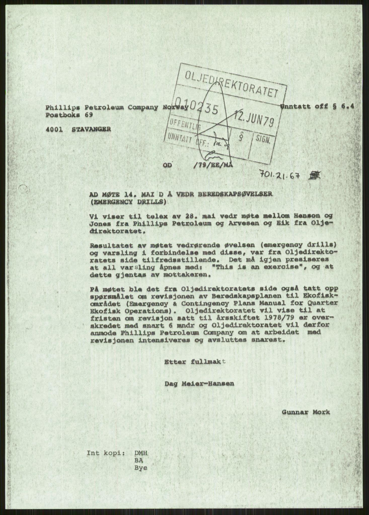 Justisdepartementet, Granskningskommisjonen ved Alexander Kielland-ulykken 27.3.1980, AV/RA-S-1165/D/L0010: E CFEM (E20-E35 av 35)/G Oljedirektoratet (Doku.liste + G1-G3, G6-G8 av 8), 1980-1981, s. 669