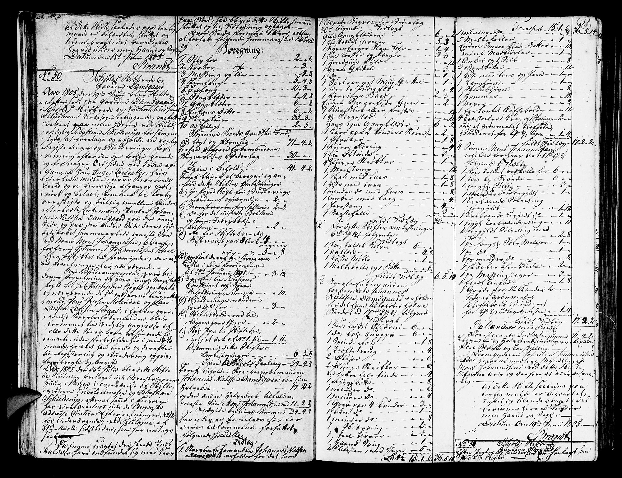 Nordhordland sorenskrivar, AV/SAB-A-2901/1/H/Ha/L0011a: Skifteprotokollar Nordhordland , 1805-1807, s. 31b-32a