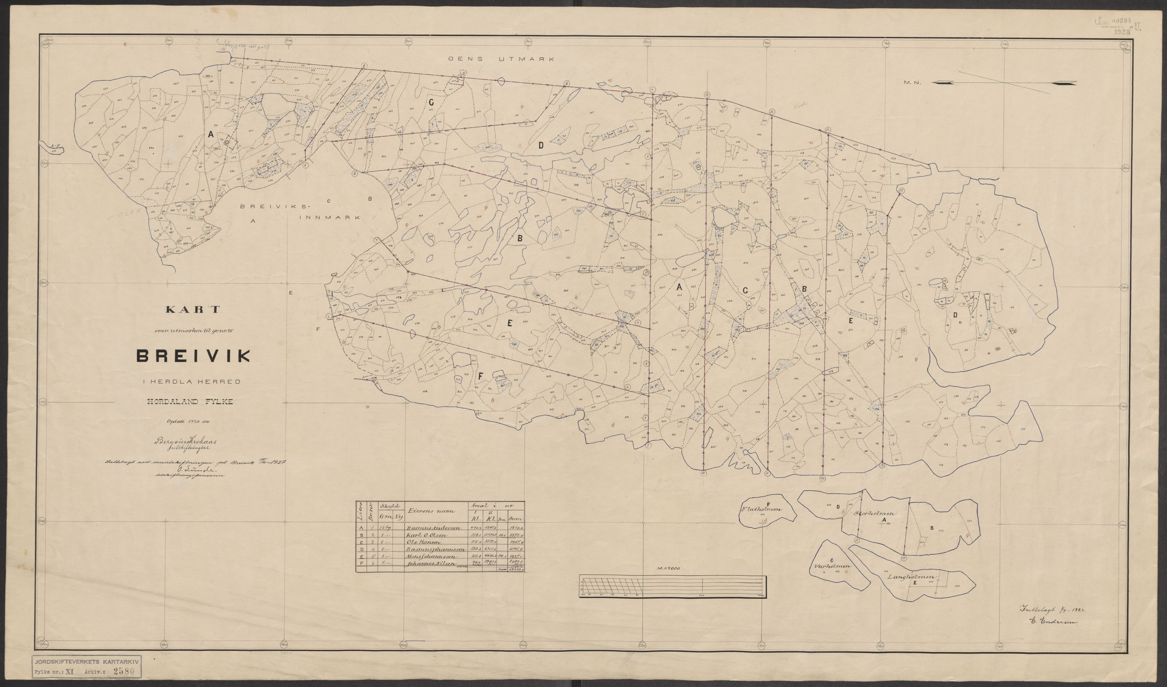 Jordskifteverkets kartarkiv, AV/RA-S-3929/T, 1859-1988, s. 2900