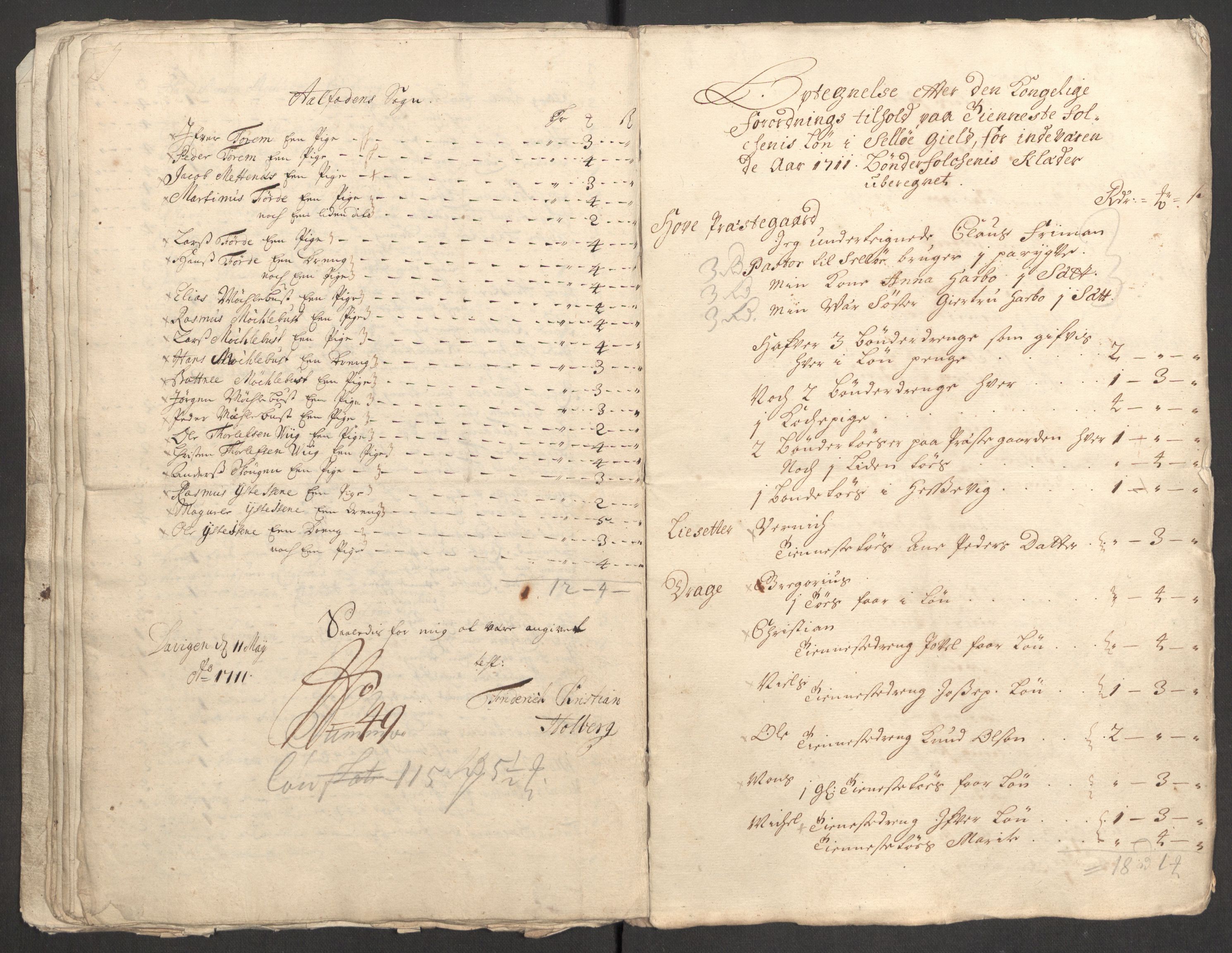 Rentekammeret inntil 1814, Reviderte regnskaper, Fogderegnskap, RA/EA-4092/R53/L3434: Fogderegnskap Sunn- og Nordfjord, 1711, s. 123