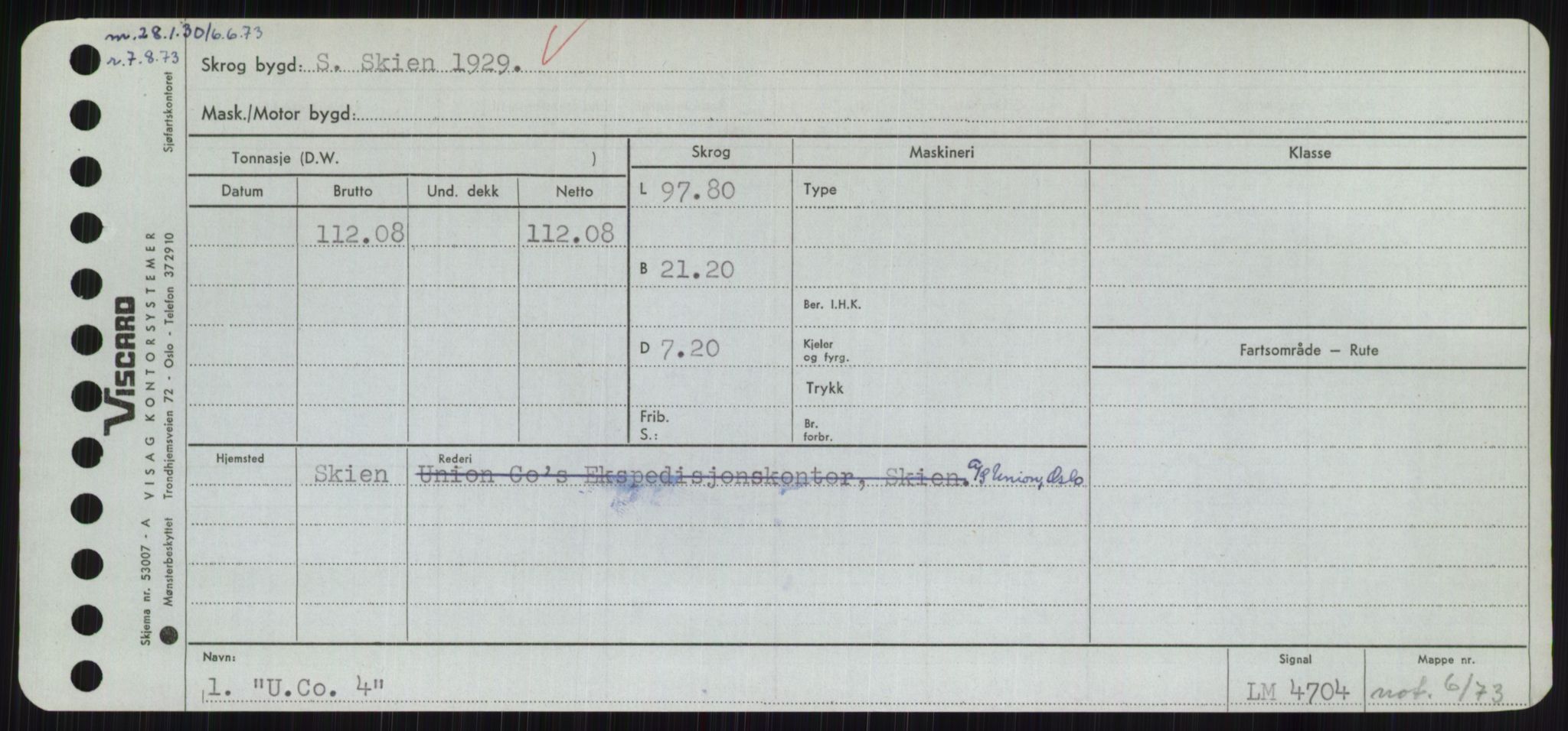 Sjøfartsdirektoratet med forløpere, Skipsmålingen, AV/RA-S-1627/H/Hc/L0001: Lektere, A-Y, s. 563