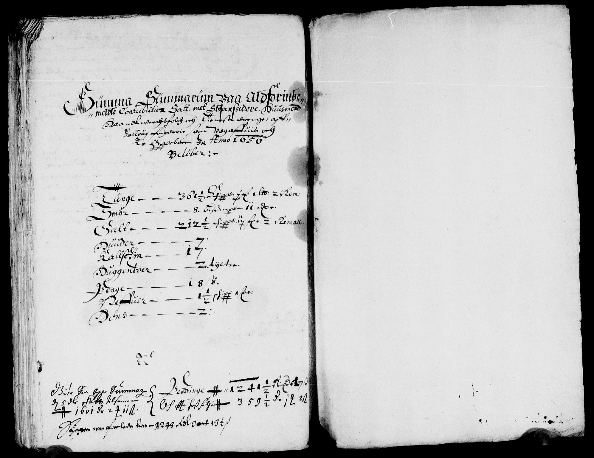Rentekammeret inntil 1814, Reviderte regnskaper, Lensregnskaper, AV/RA-EA-5023/R/Rb/Rba/L0237: Akershus len, 1656-1657