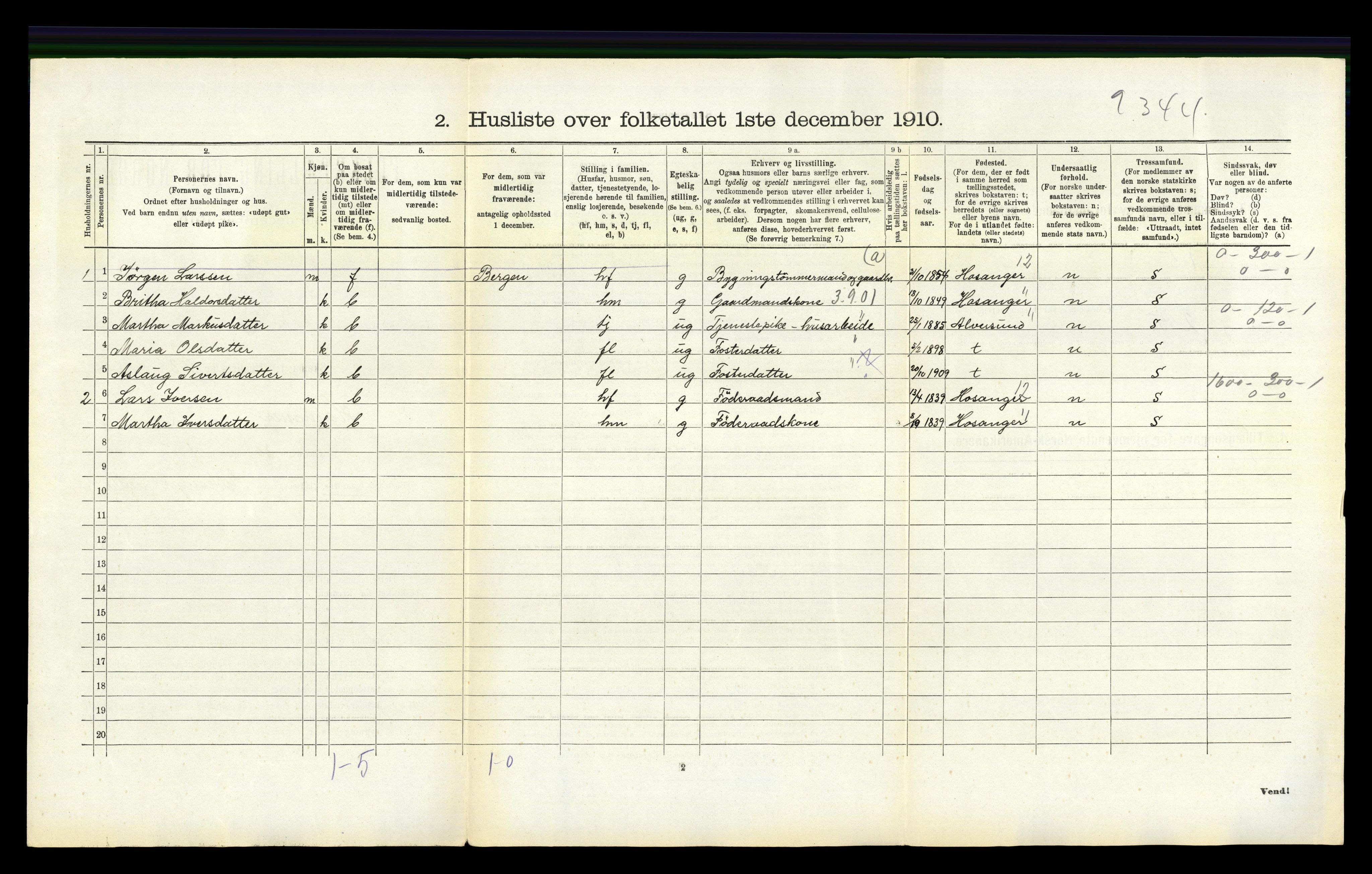 RA, Folketelling 1910 for 1254 Hamre herred, 1910, s. 385