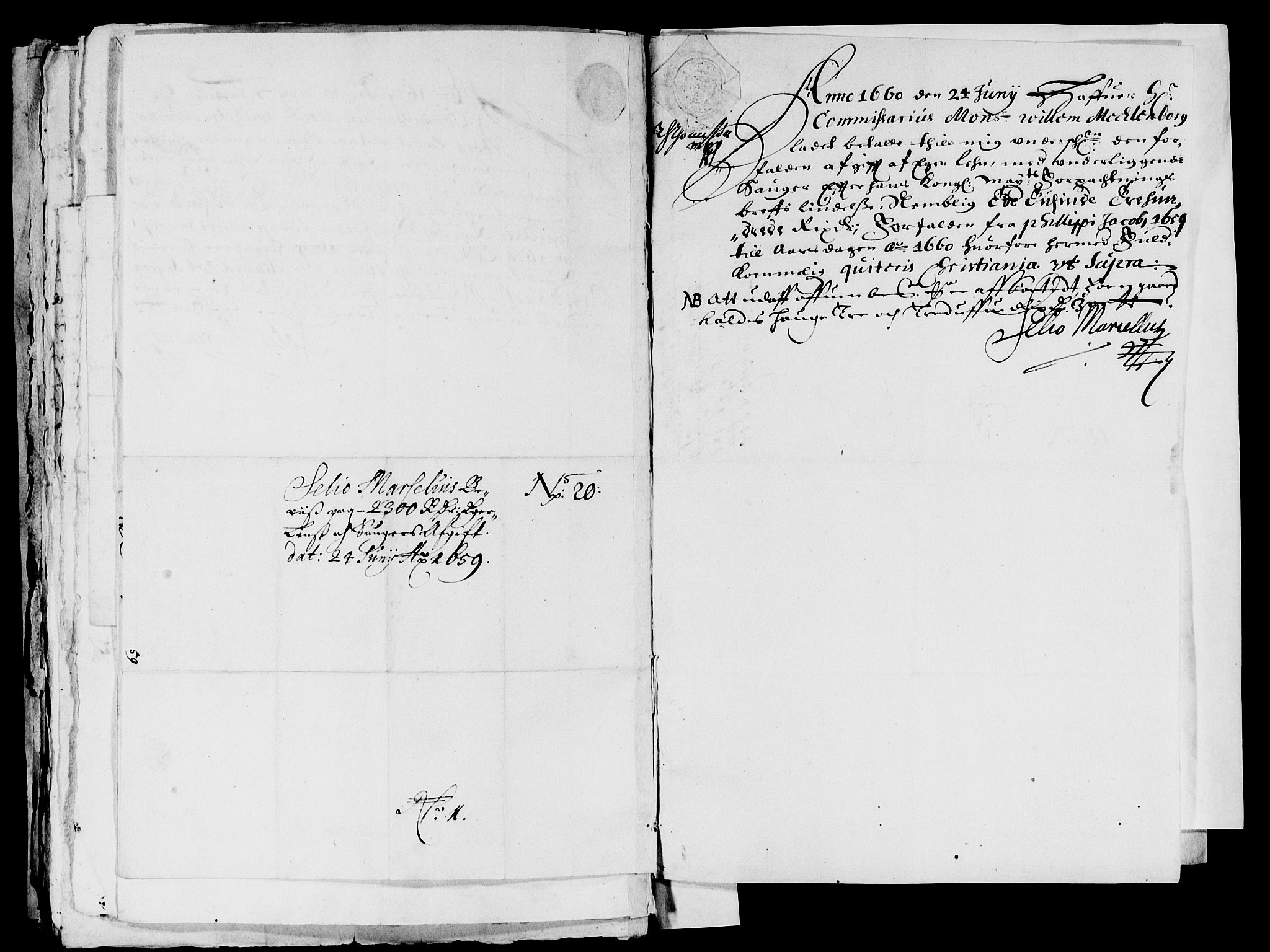 Rentekammeret inntil 1814, Reviderte regnskaper, Lensregnskaper, AV/RA-EA-5023/R/Rb/Rbm/L0010: Eiker len, 1660-1663