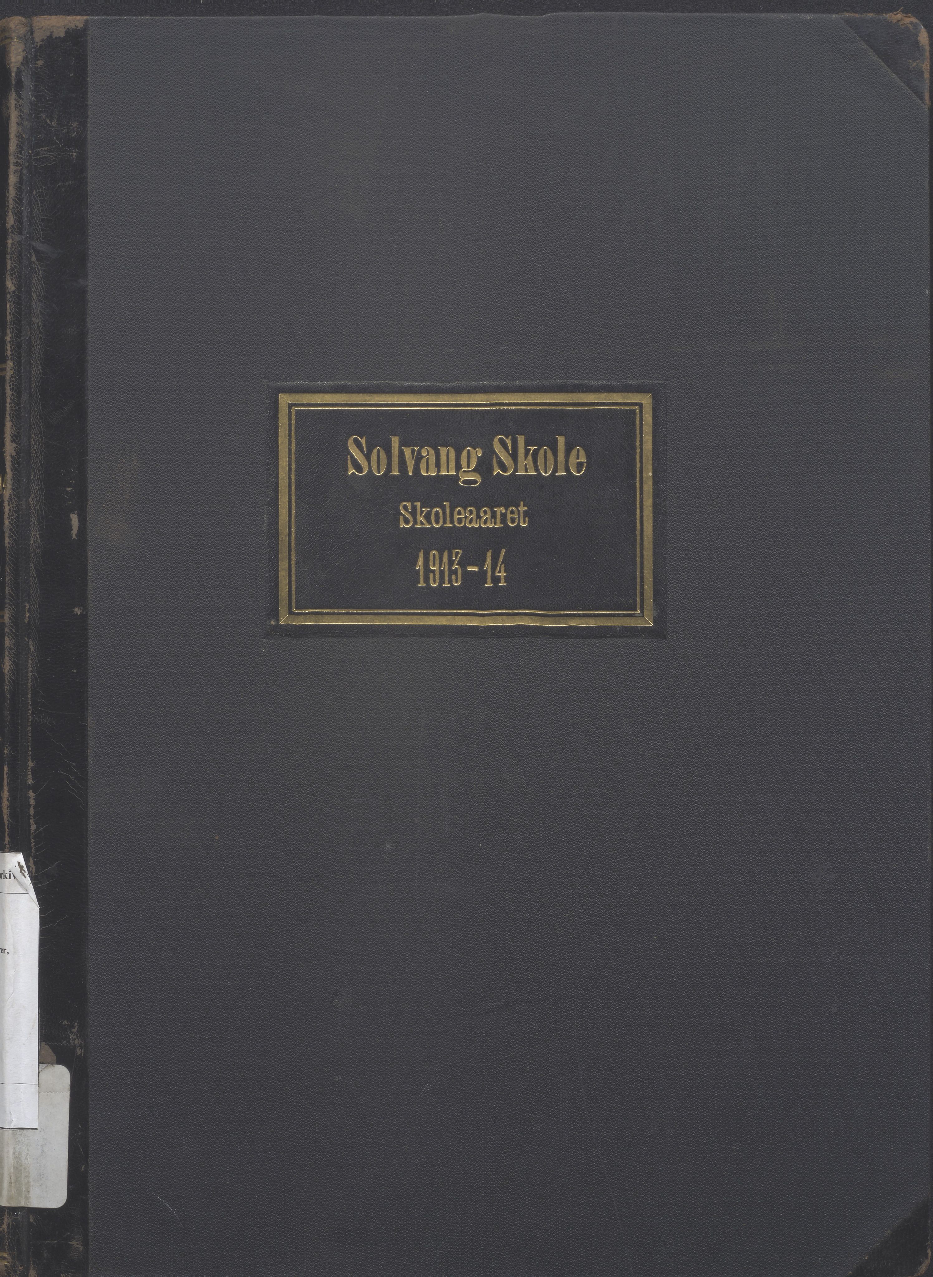 Stavanger kommune. Solvang skole, BYST/A-0076/G/Ga/L0020: Dagbok , 1913-1914